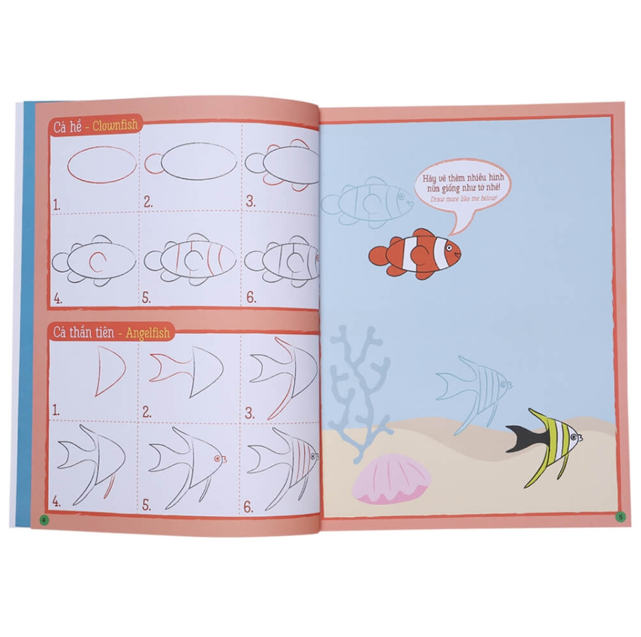 họa sĩ tí hon - nào, ta cùng học vẽ … đại dương kỳ diệu! - learn to draw … ocean wonders!