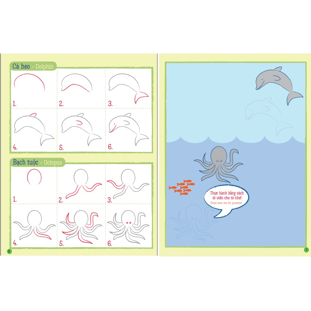 họa sĩ tí hon - nào, ta cùng học vẽ … đại dương kỳ diệu! - learn to draw … ocean wonders!