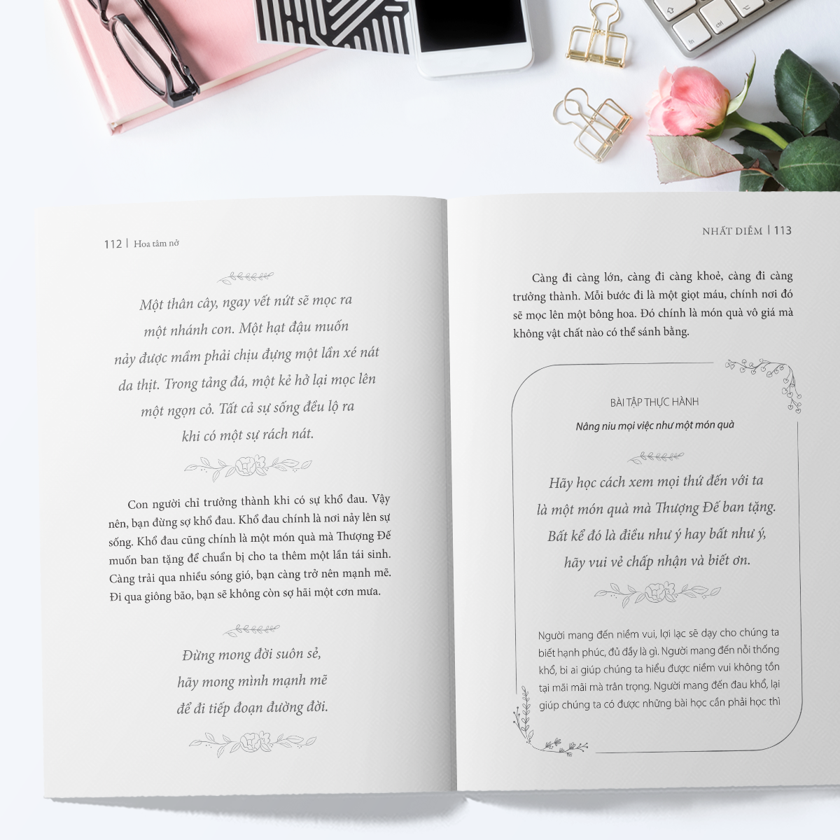 hoa tâm nở - khai mở hoa tâm - xoay chuyển cuộc đời