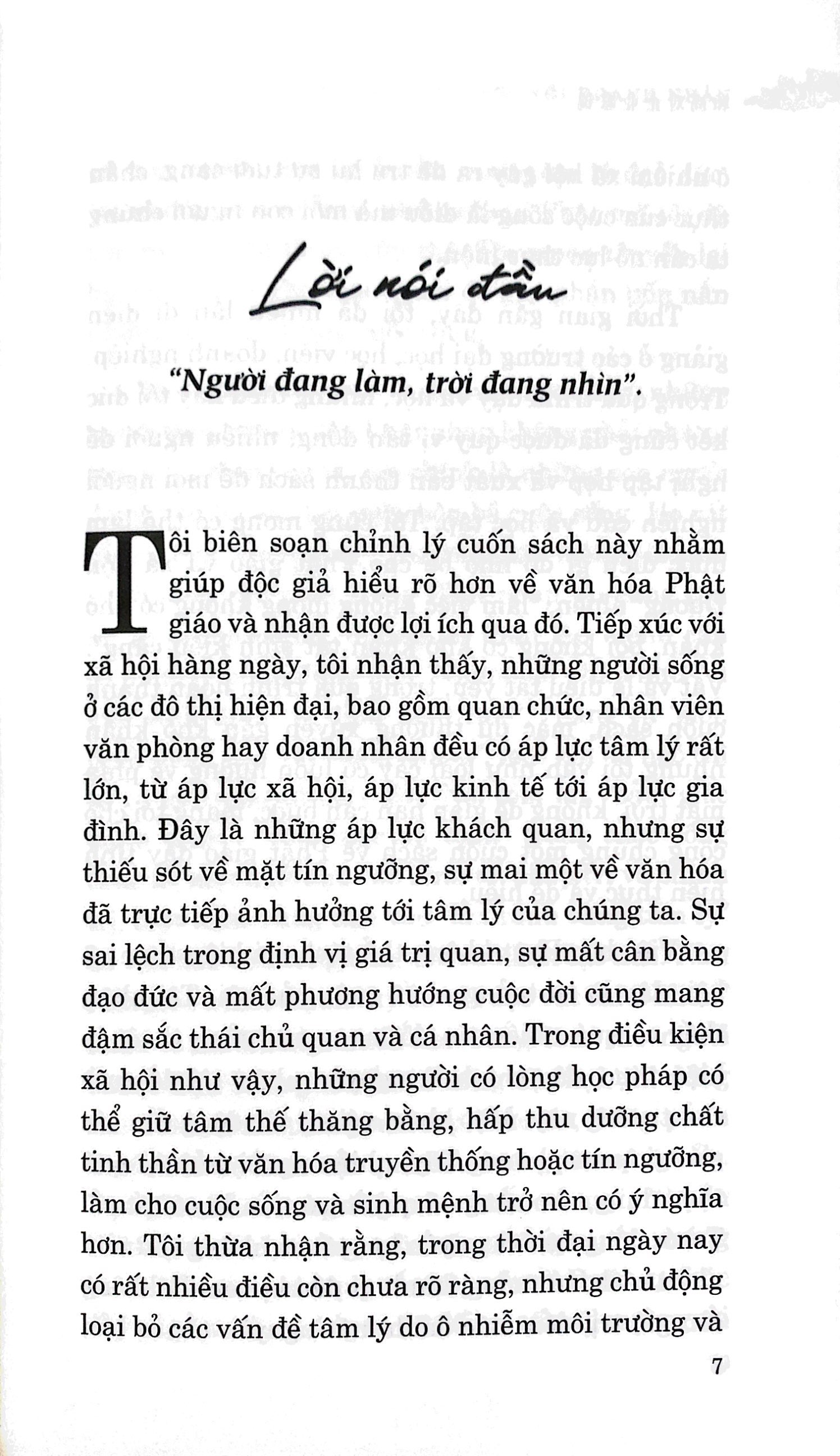 hòa thượng nói với doanh nhân