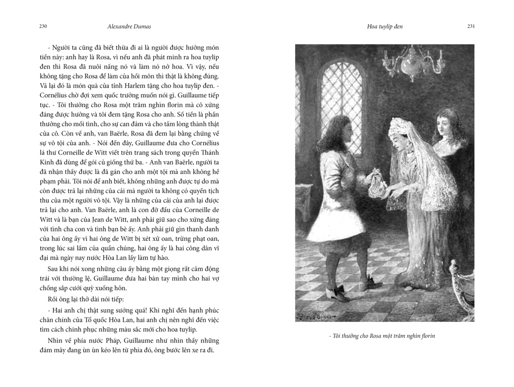 hoa tuylip đen (tái bản 2020)