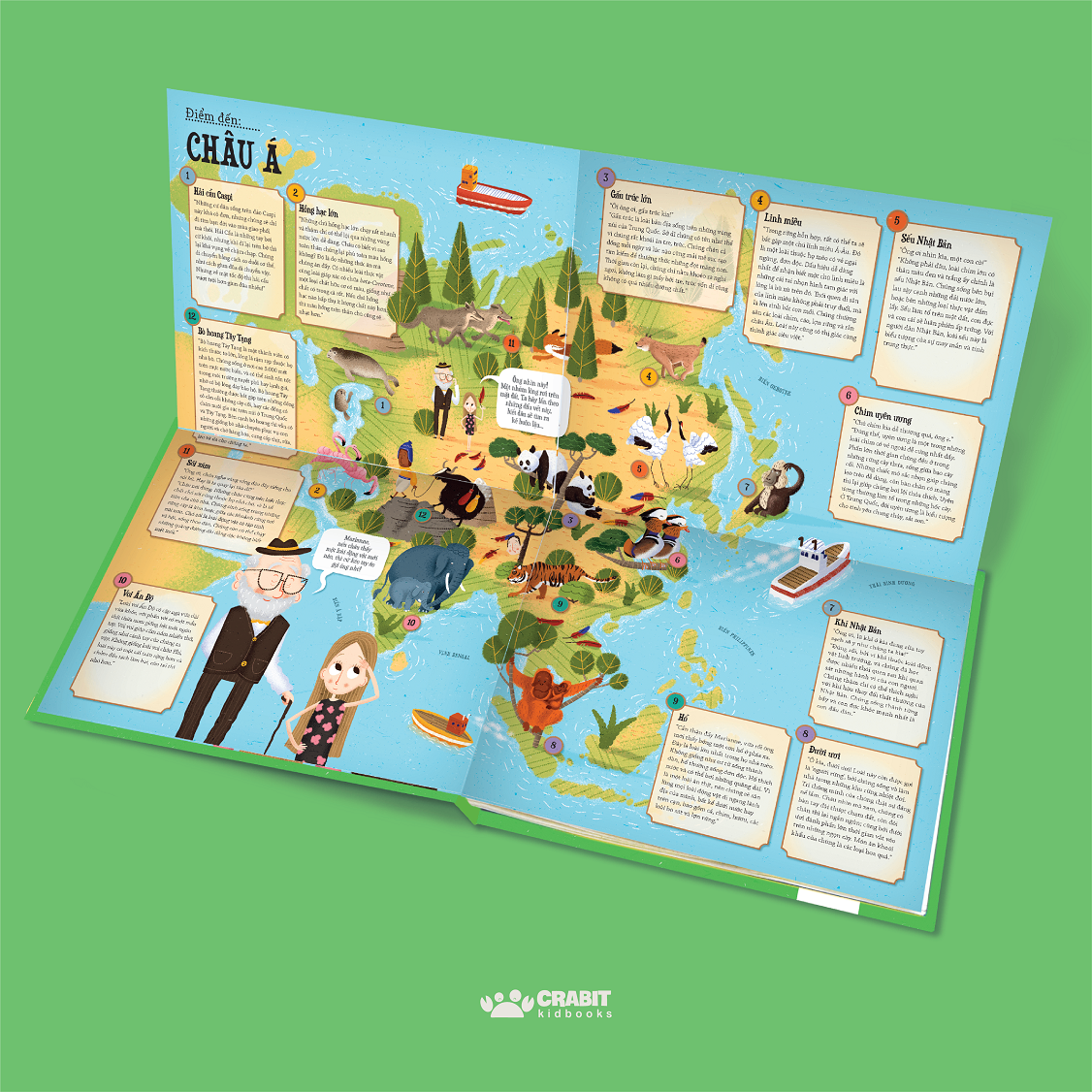 hỏa xa phiêu lưu ký - tìm hiểu các loài động vật trên thế giới - bìa cứng