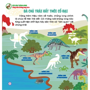 hoàn thiện kỹ năng 3-7 tuổi - bóc dán hình thông minh - công viên khủng long jura