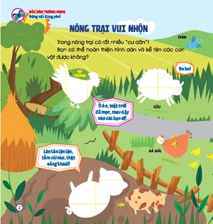 hoàn thiện kỹ năng 3-7 tuổi - bóc dán hình thông minh - động vật đáng yêu