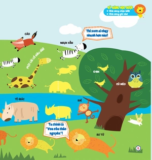 hoàn thiện kỹ năng 3-7 tuổi - bóc dán hình thông minh - động vật đáng yêu