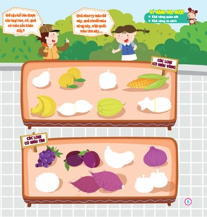hoàn thiện kỹ năng 3-7 tuổi - bóc dán hình thông minh - rau, củ, quả yummy!