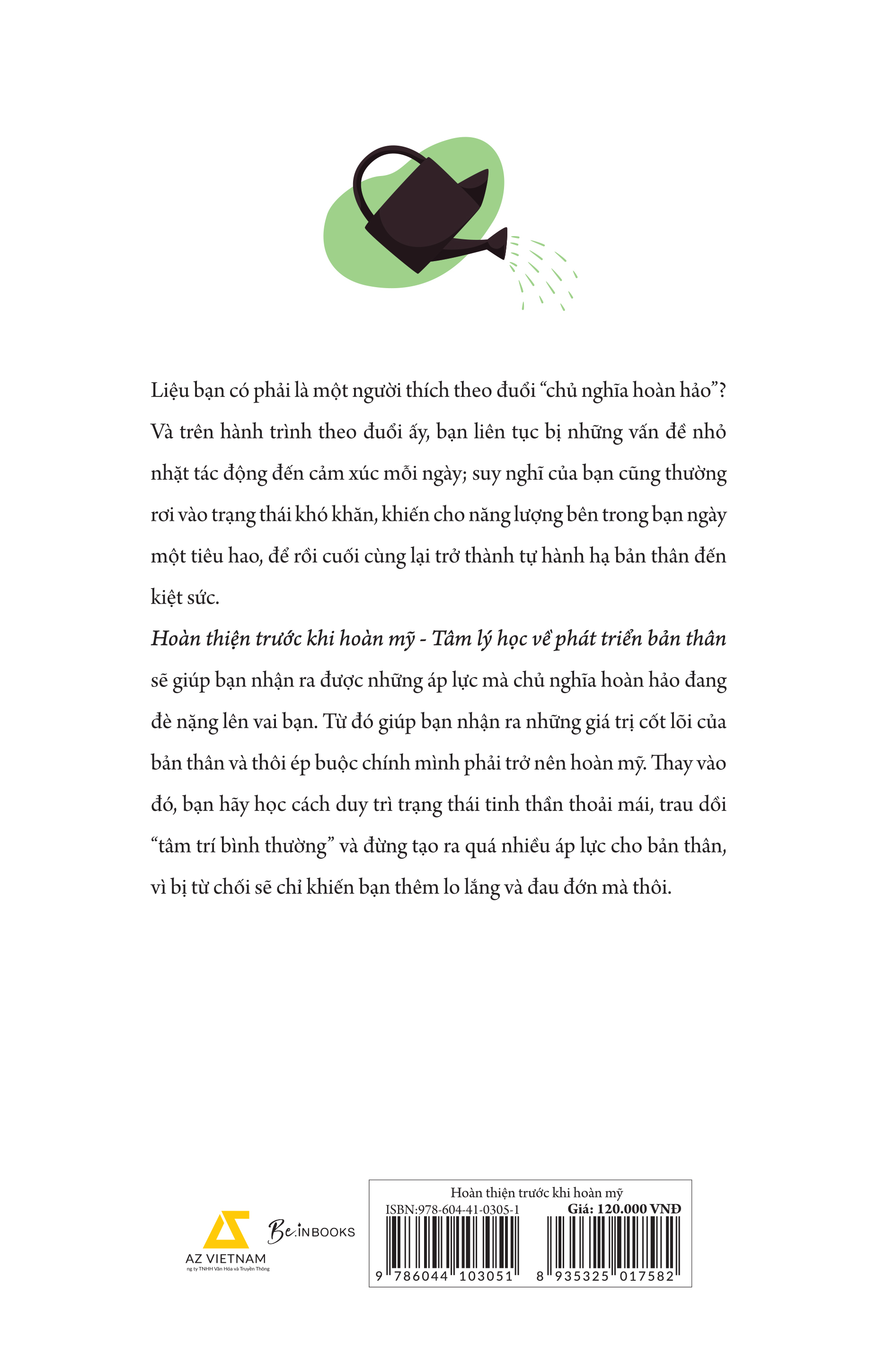 hoàn thiện trước khi hoàn mỹ - tâm lý học về phát triển bản thân