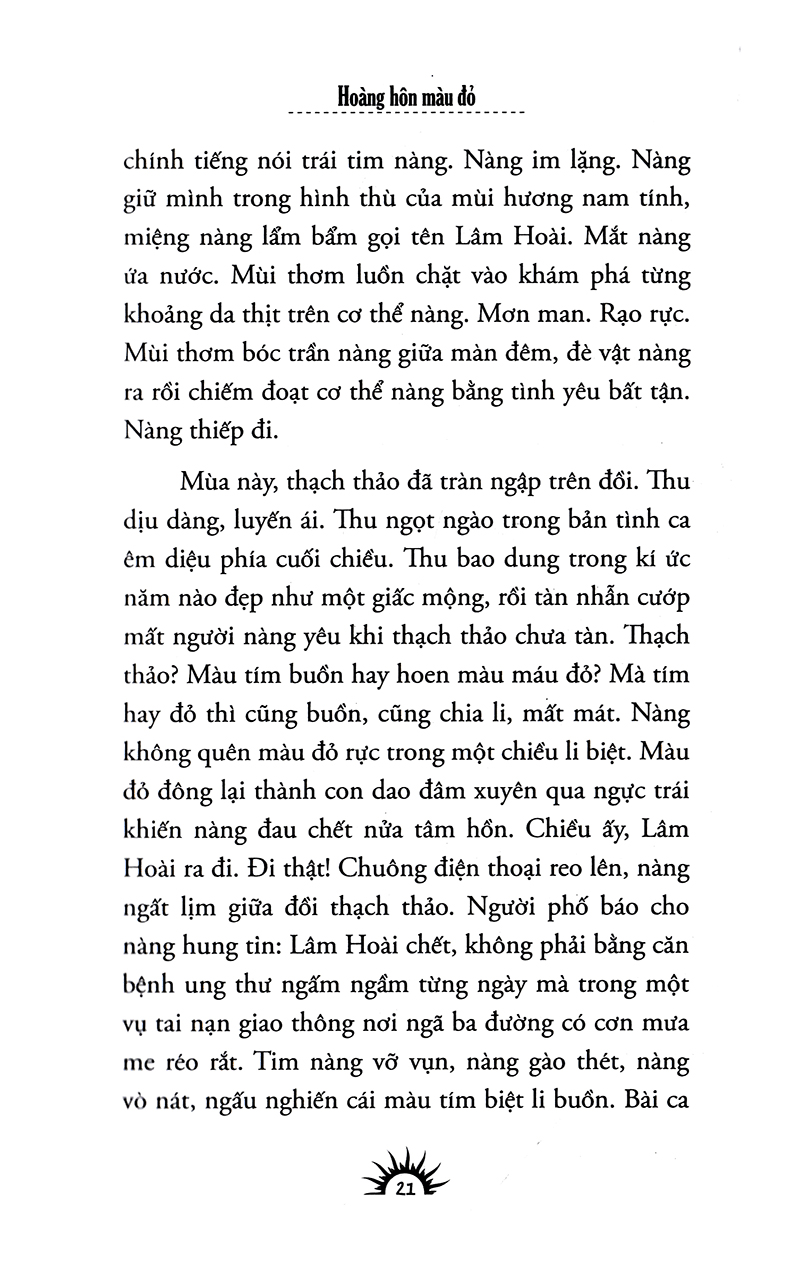 hoàng hôn màu đỏ