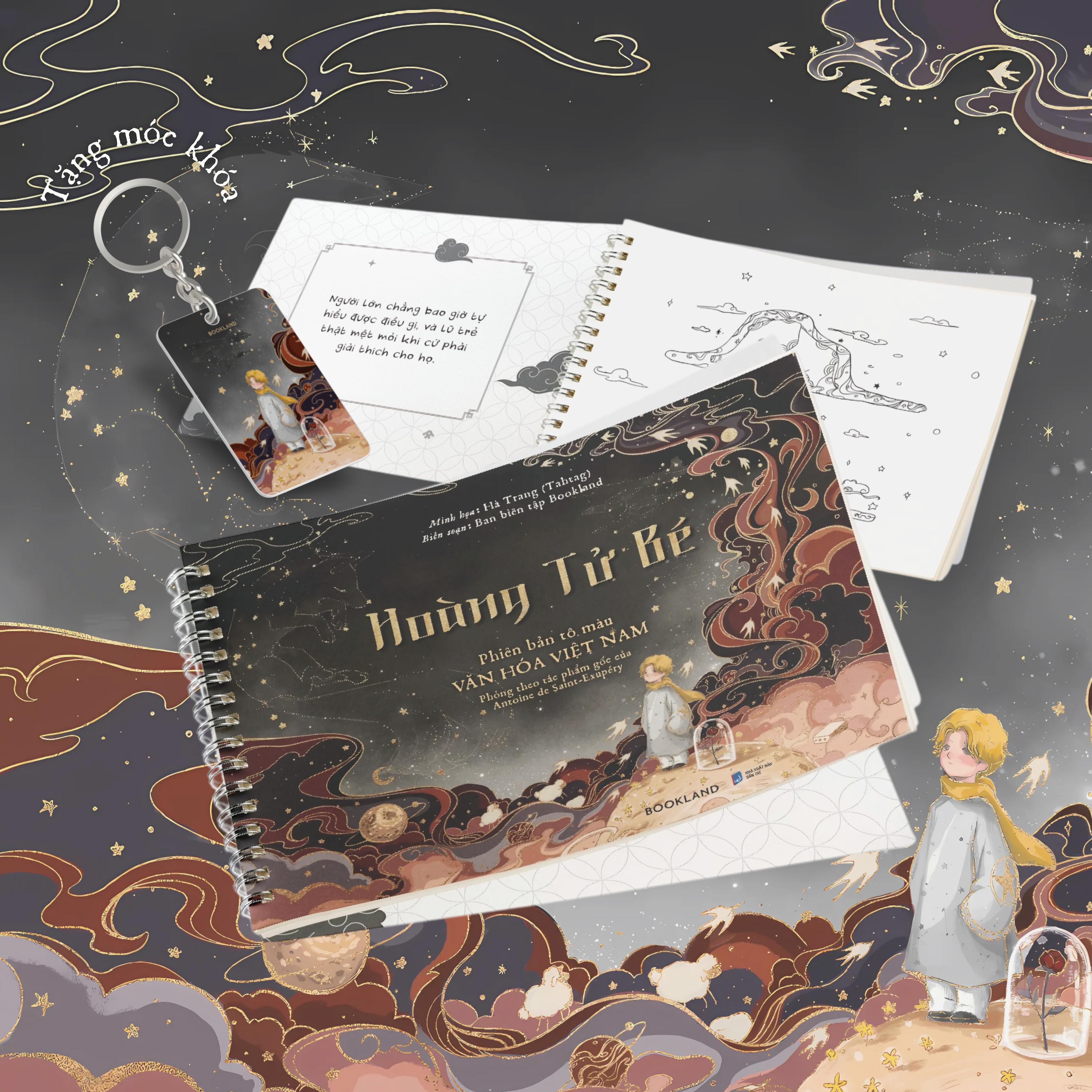 Hoang Tu Be - Phien Ban To Mau Van Hoa Viet Nam - Ban Dac Biet - Tang Kem Moc Khoa Hoang Tu Be