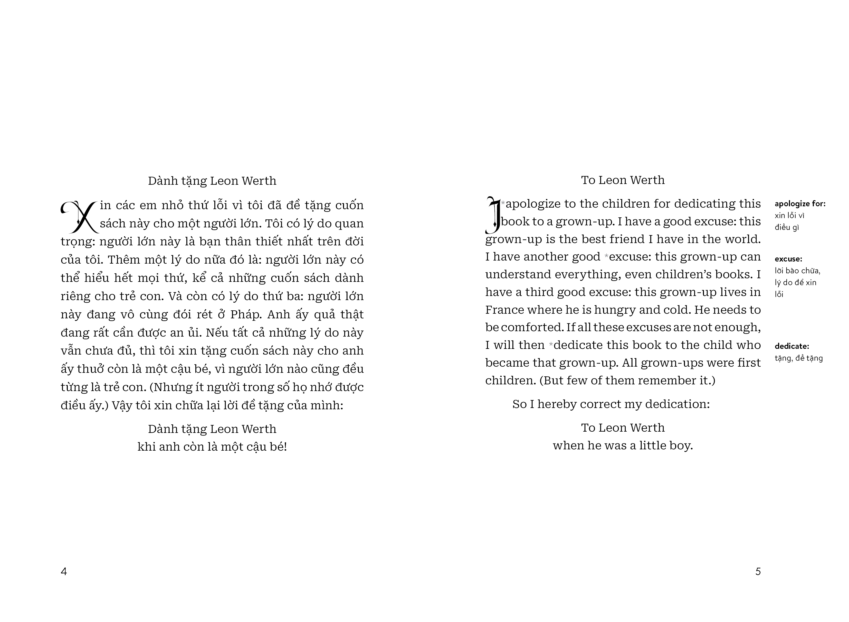 hoàng tử bé (song ngữ việt-anh)