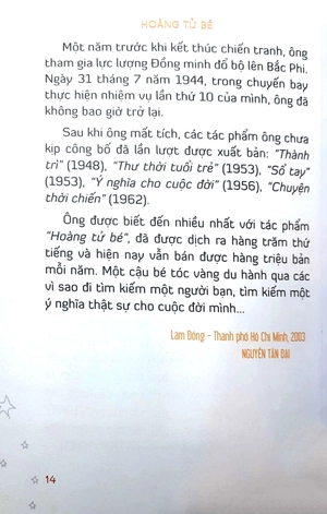 hoàng tử bé (tái bản 2023)
