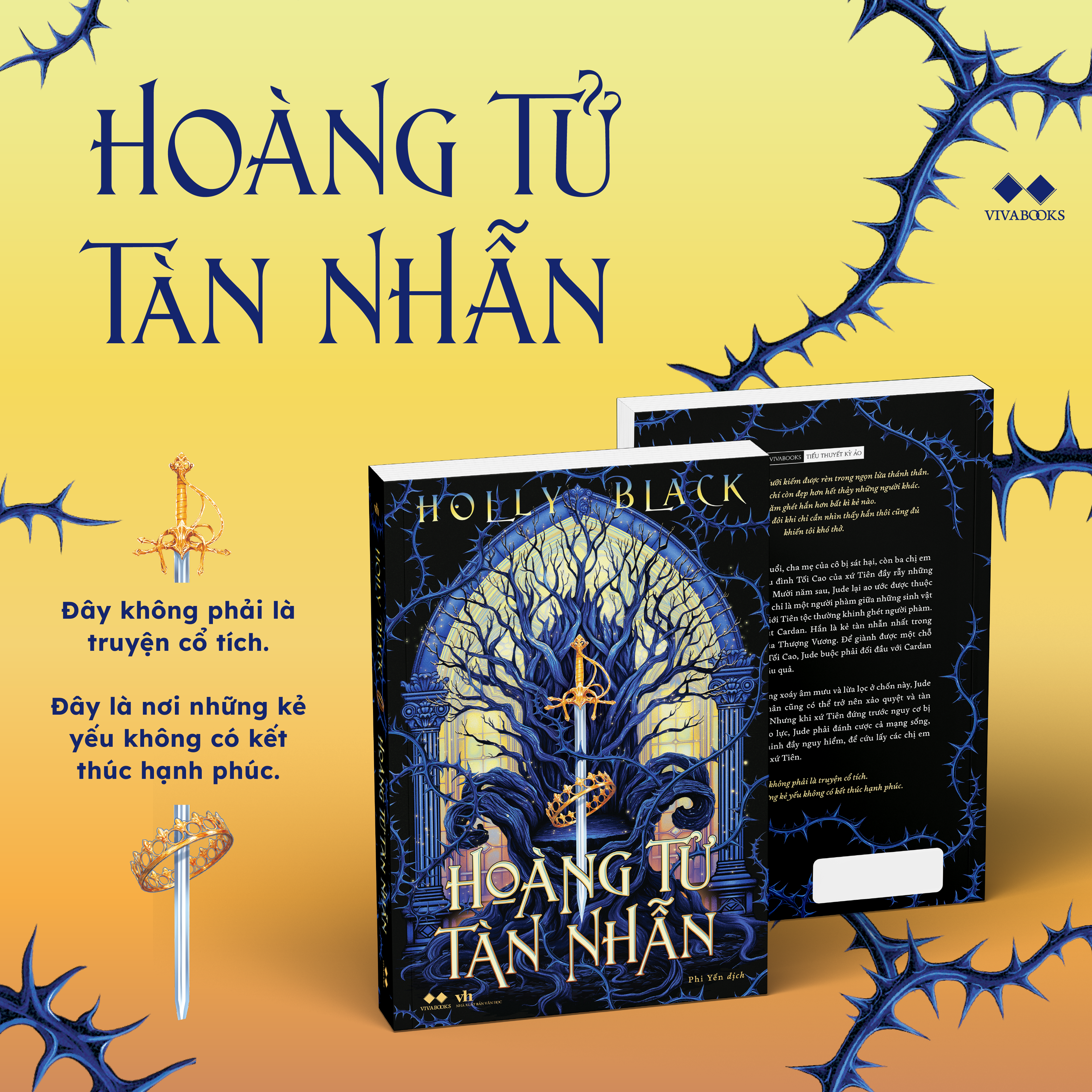 Hoang Tu Tan Nhan - Tang Kem Bookmark Ivory Boi Cung + Bookmark PVC Trong + Decal Can Mang Sao Troi