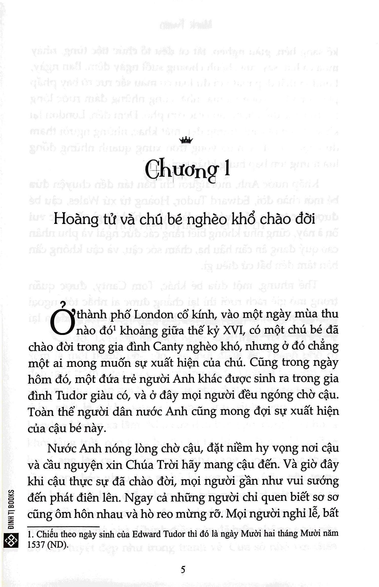hoàng tử và chú bé nghèo khổ