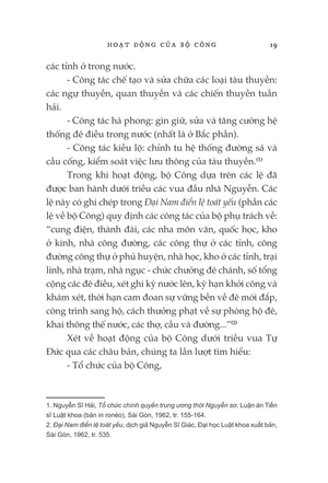 hoạt động của bộ công dưới đời vua tự đức qua các châu bản nhà nguyễn
