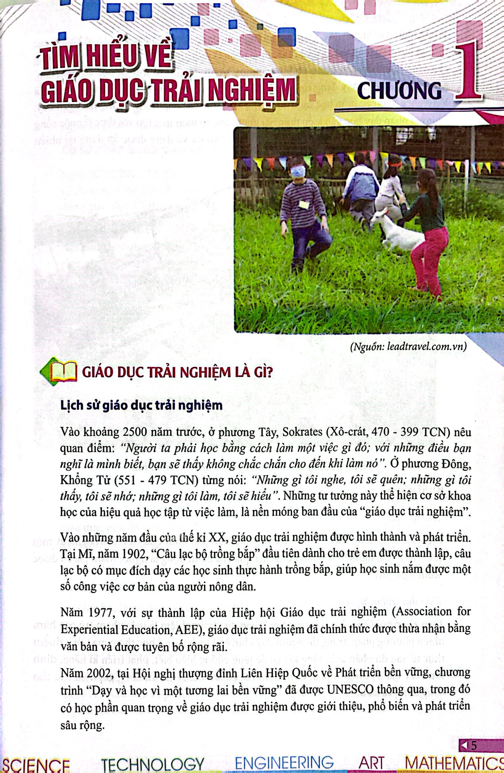 hoạt động trải nghiệm với steam dành cho học sinh thcs