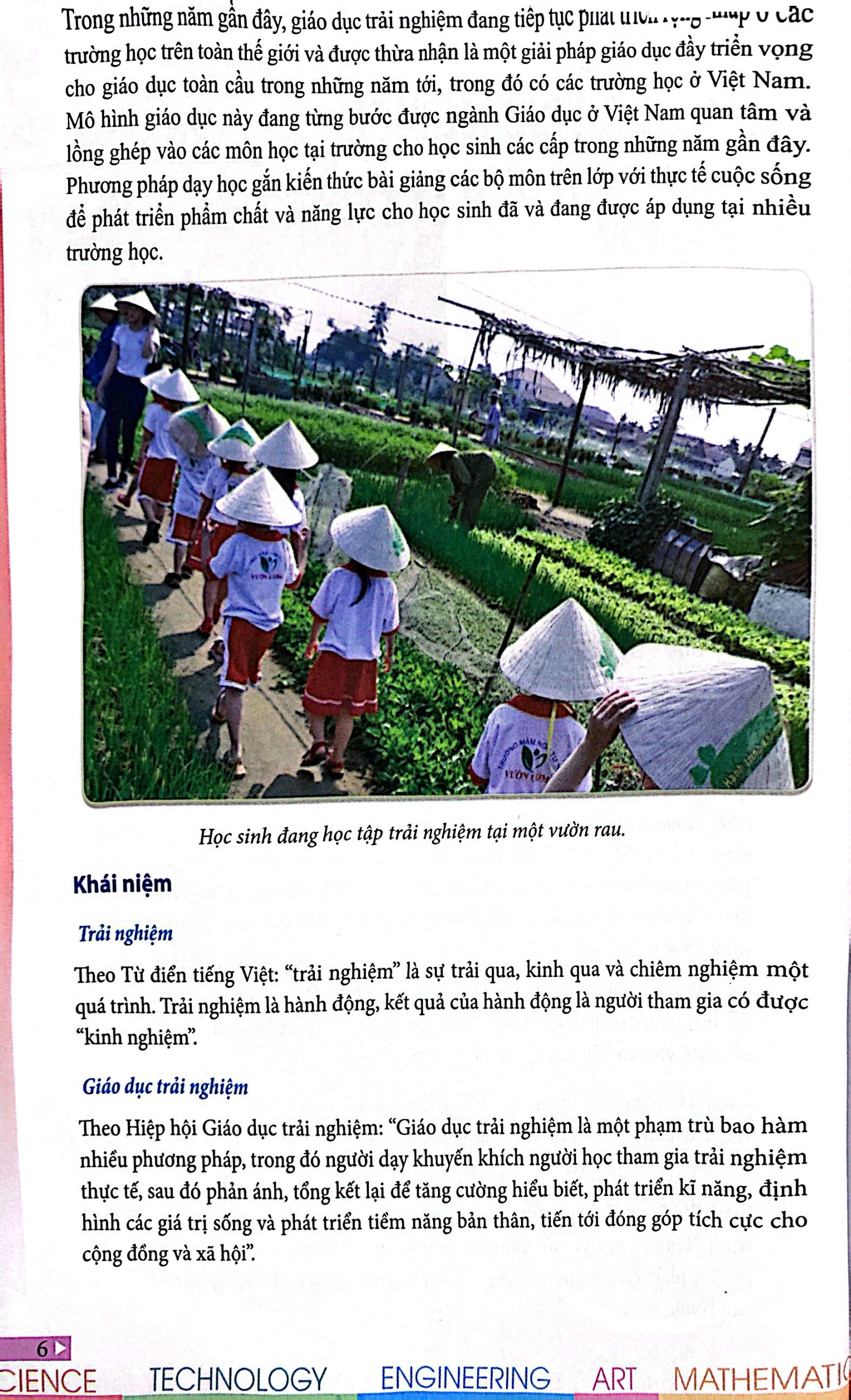 hoạt động trải nghiệm với steam dành cho học sinh thcs