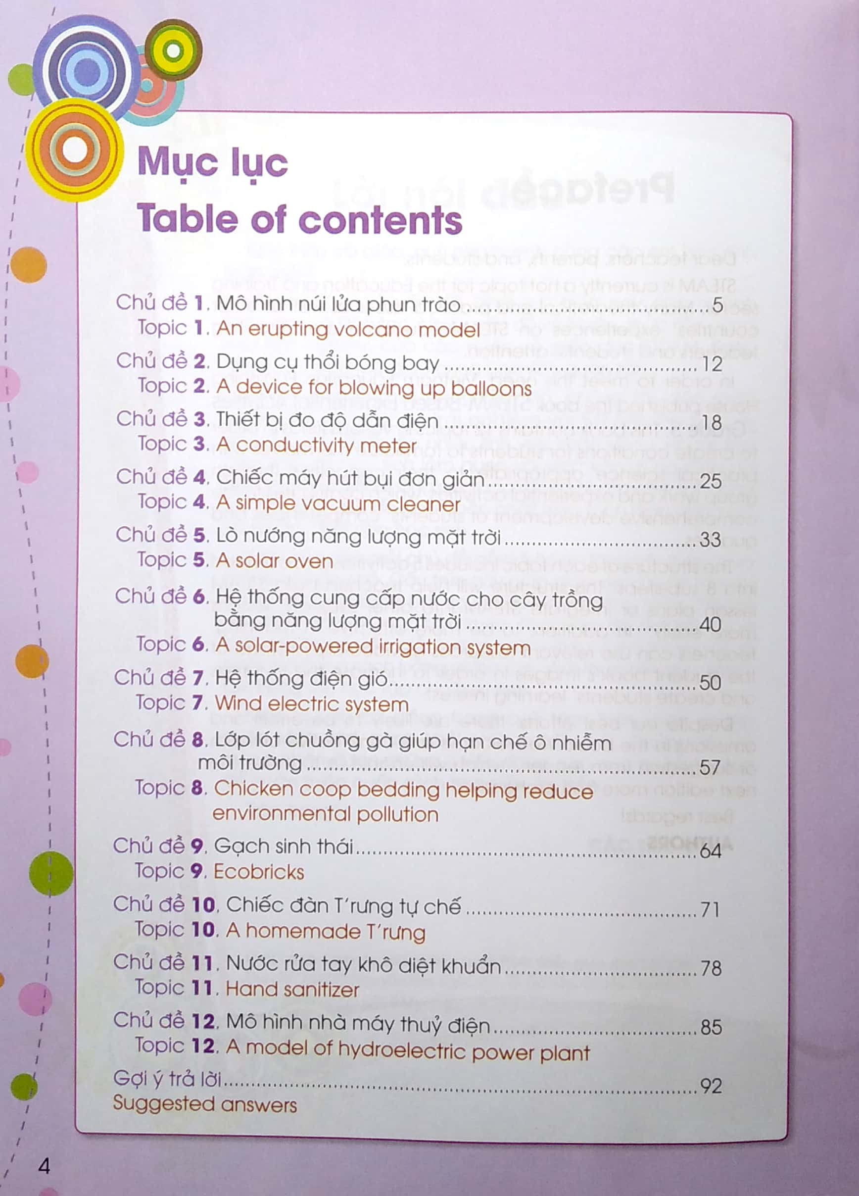 hoạt động trải nghiệm với steam - lớp 5