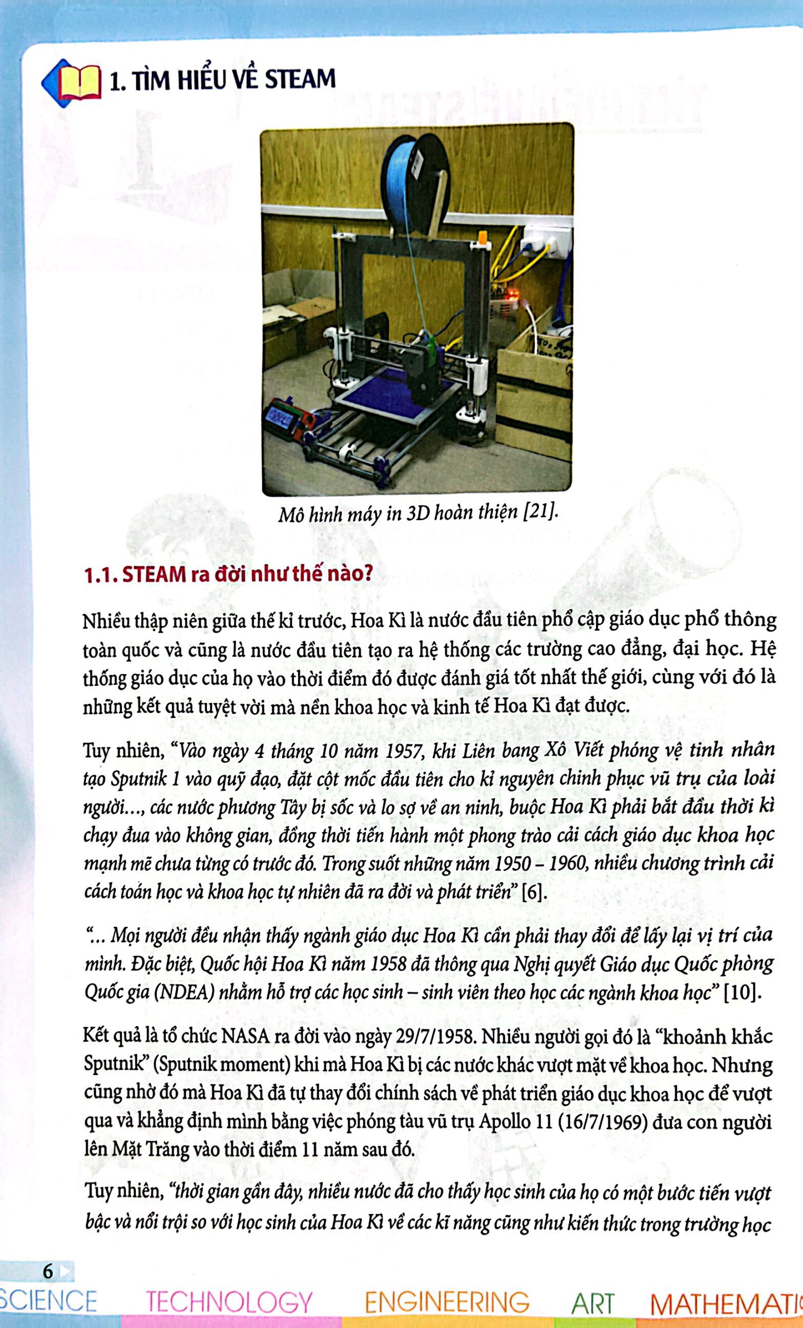 hoạt động trải nghiệm với steam - lớp 6