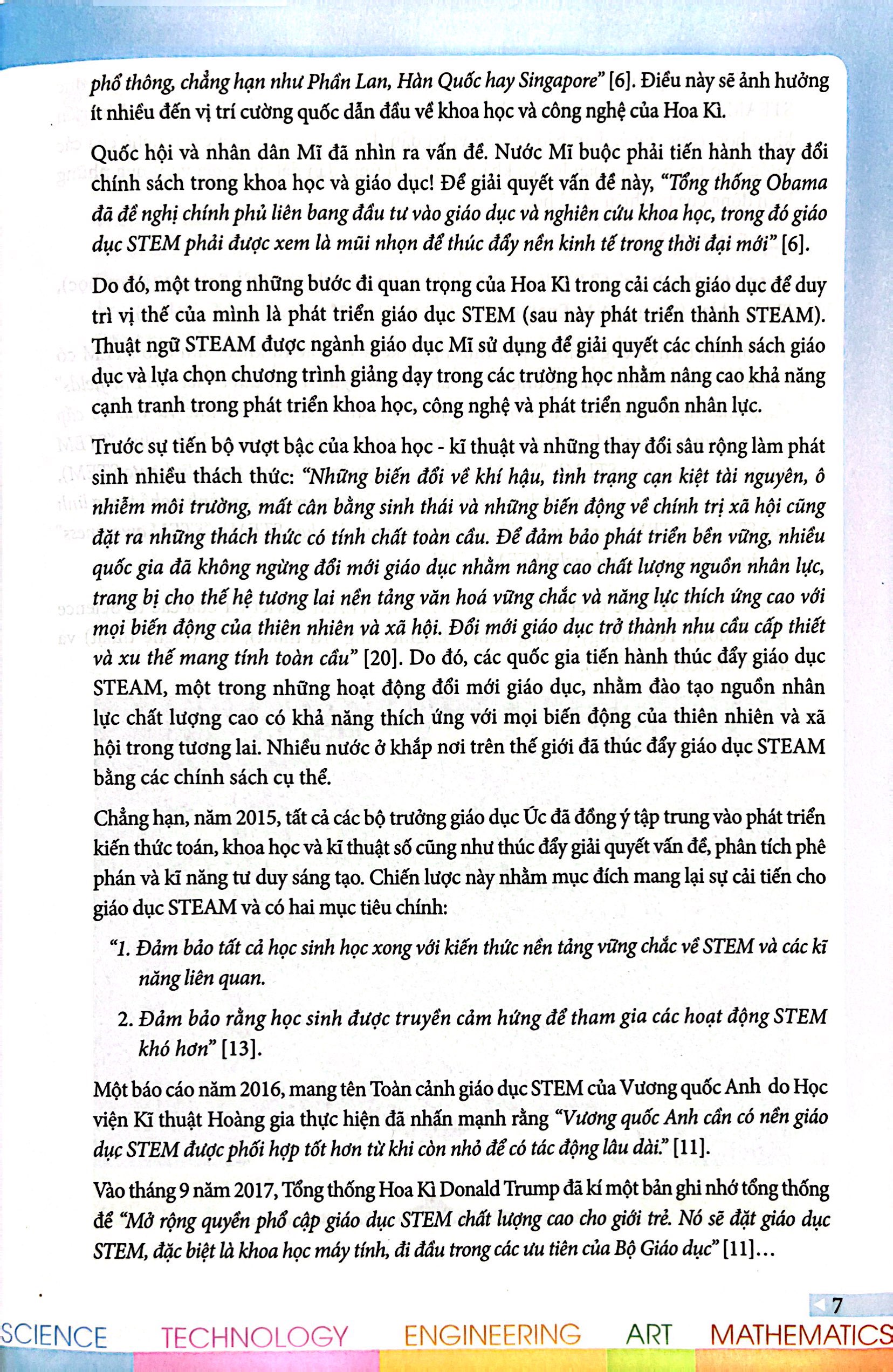 hoạt động trải nghiệm với steam - lớp 6