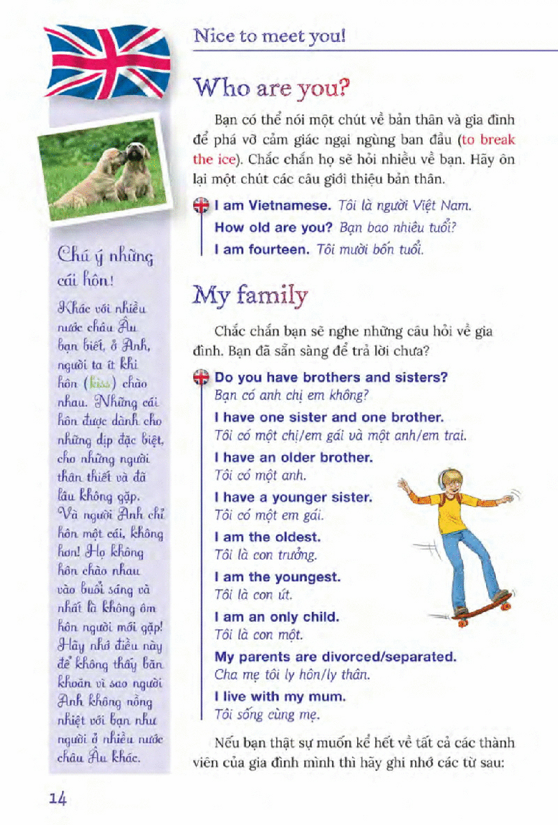 học cách giao tiếp để thích nghi với cuộc sống ở anh