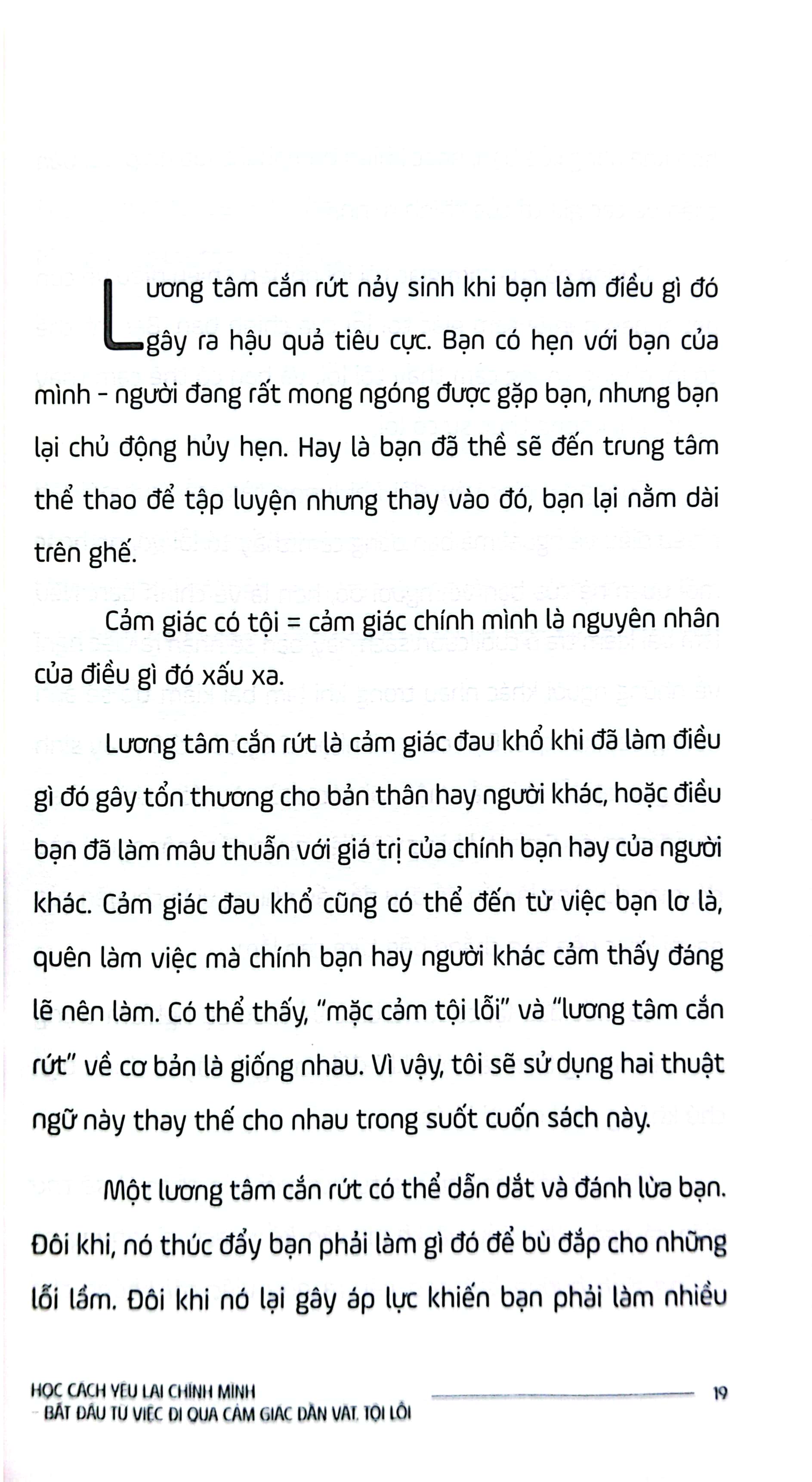 học cách yêu lại chính mình - bắt đầu từ việc đi qua cảm giác dằn vặt, tội lỗi