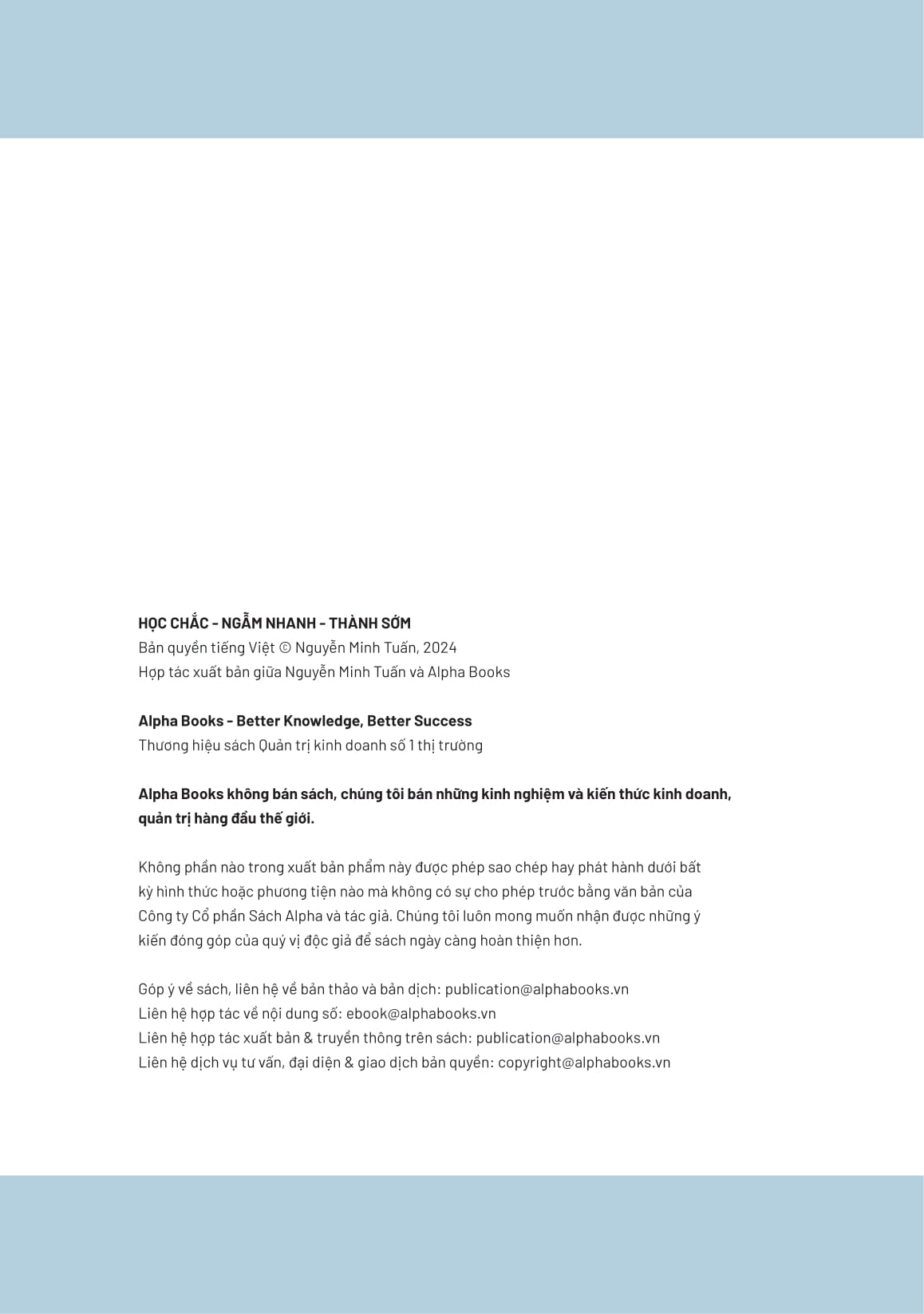 học chắc - ngẫm nhanh - thành sớm