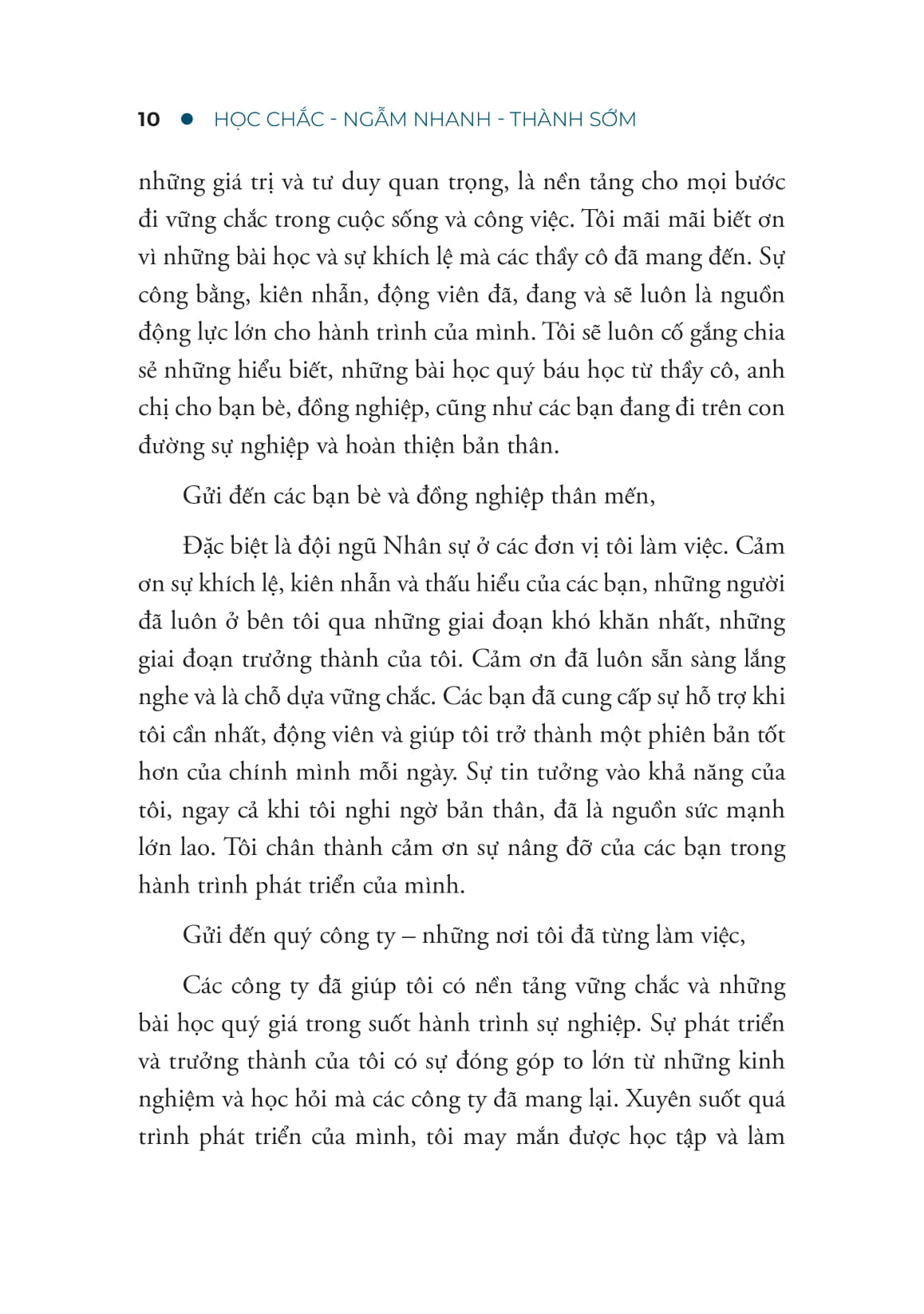 học chắc - ngẫm nhanh - thành sớm