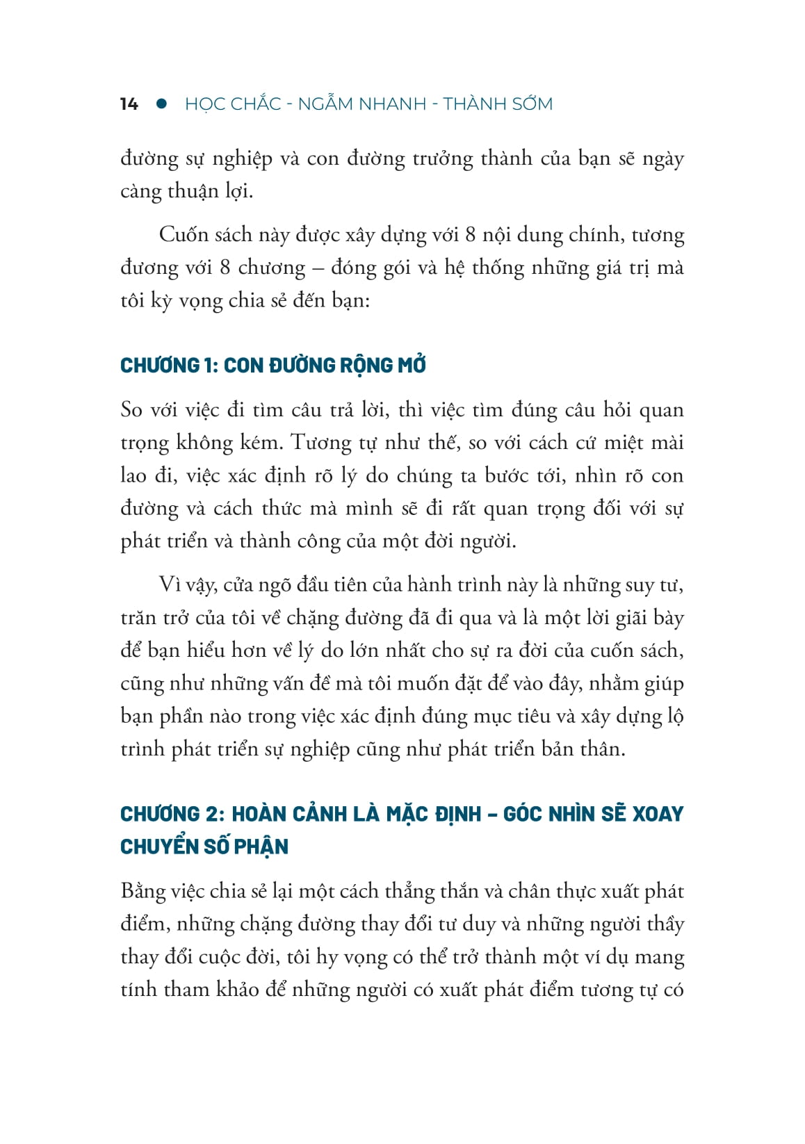 học chắc - ngẫm nhanh - thành sớm