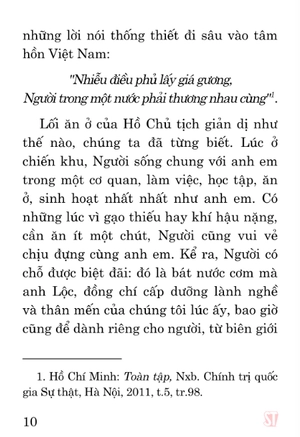 học chủ tịch hồ chí minh - chúng ta học gì (xuất bản lần thứ mười)