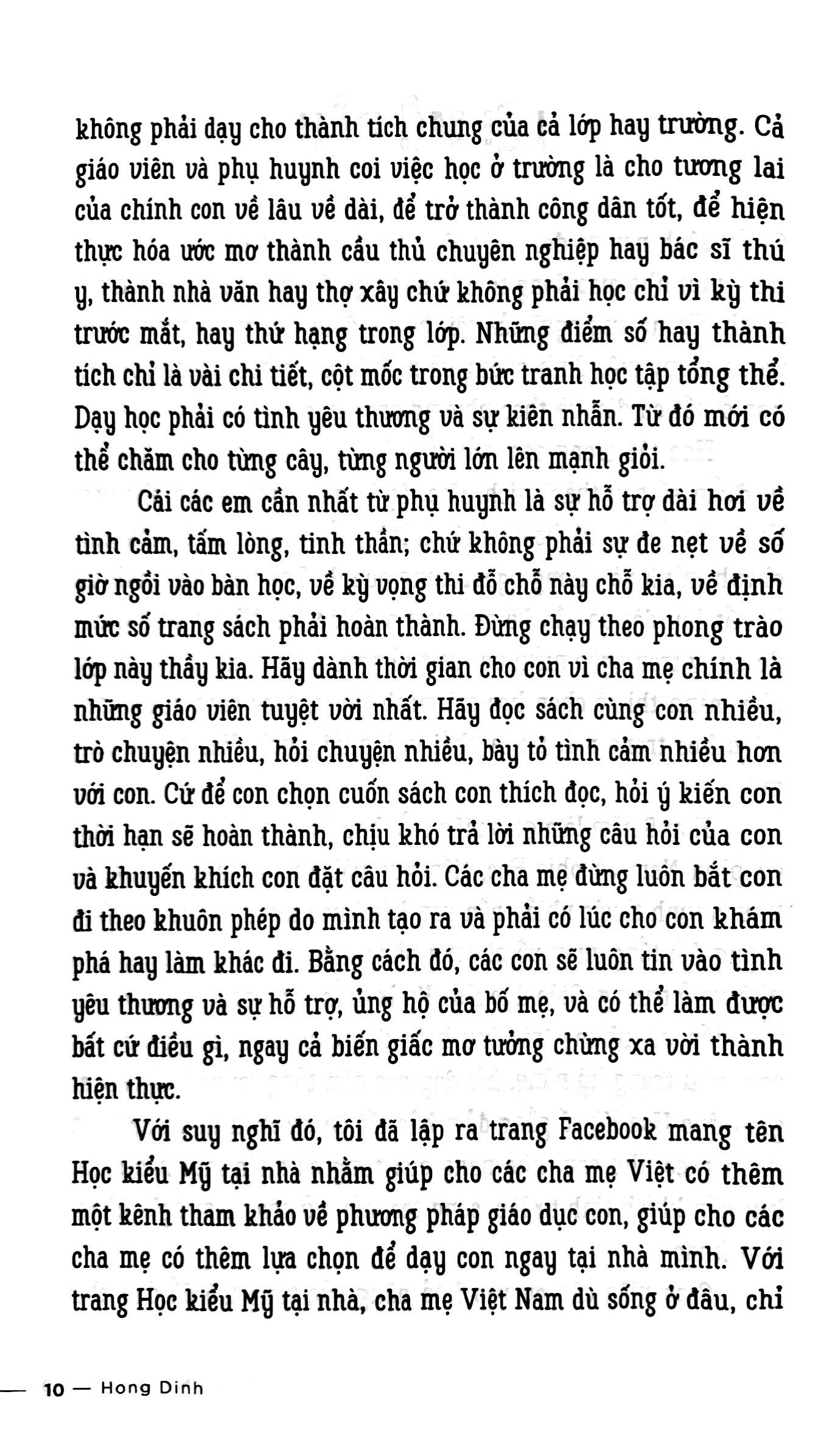 học kiểu mỹ tại nhà