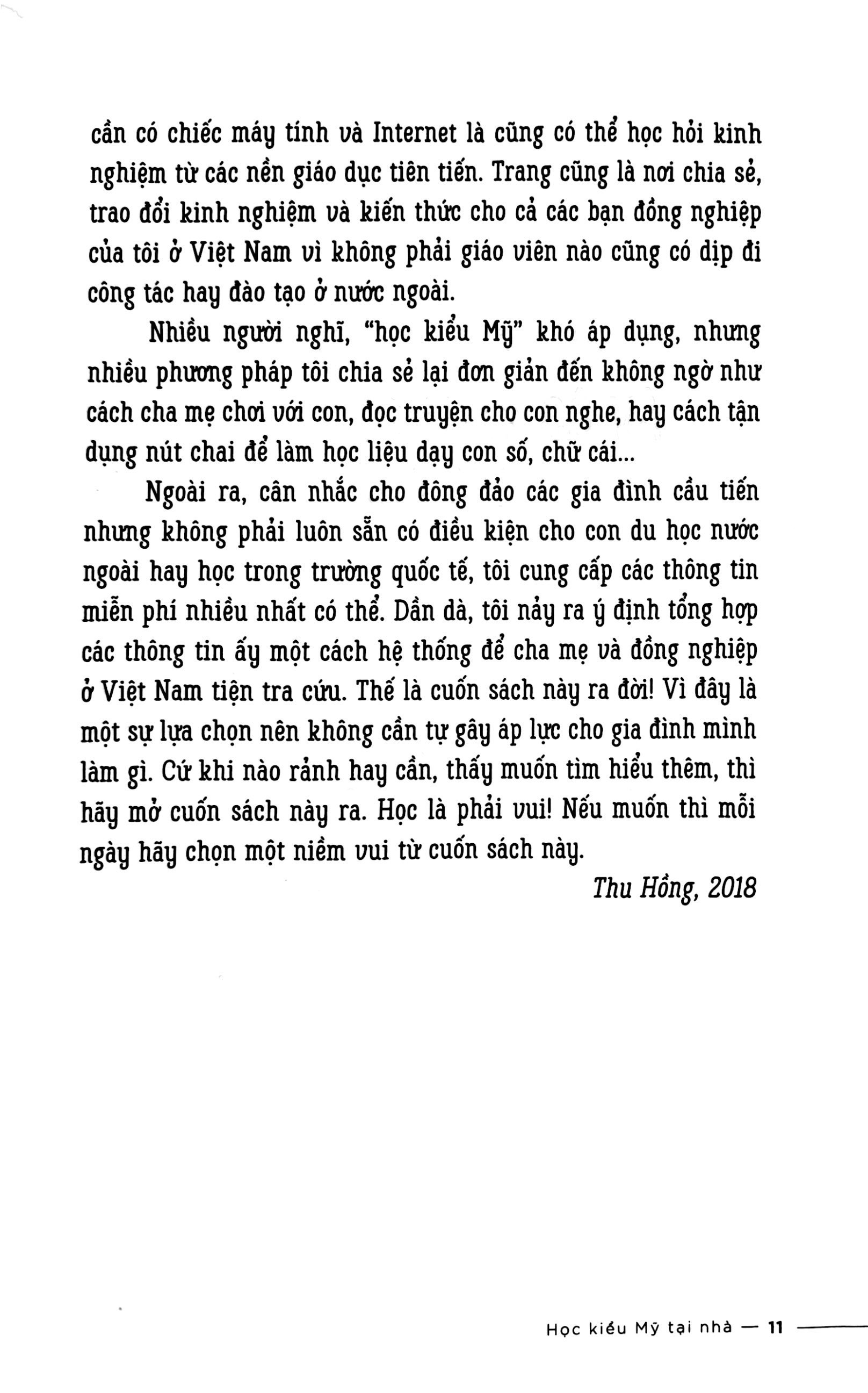 học kiểu mỹ tại nhà