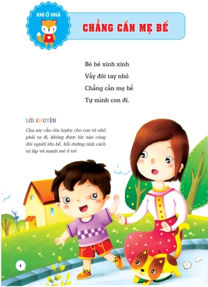 học kỹ năng sống bằng thơ - khi ở nhà