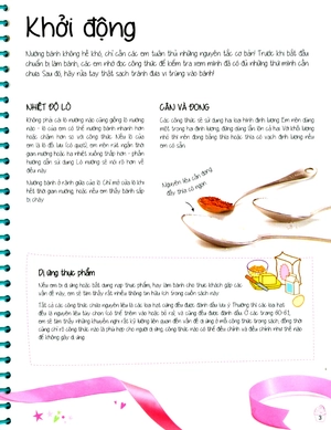 học làm bánh từ a-z dành cho trẻ em