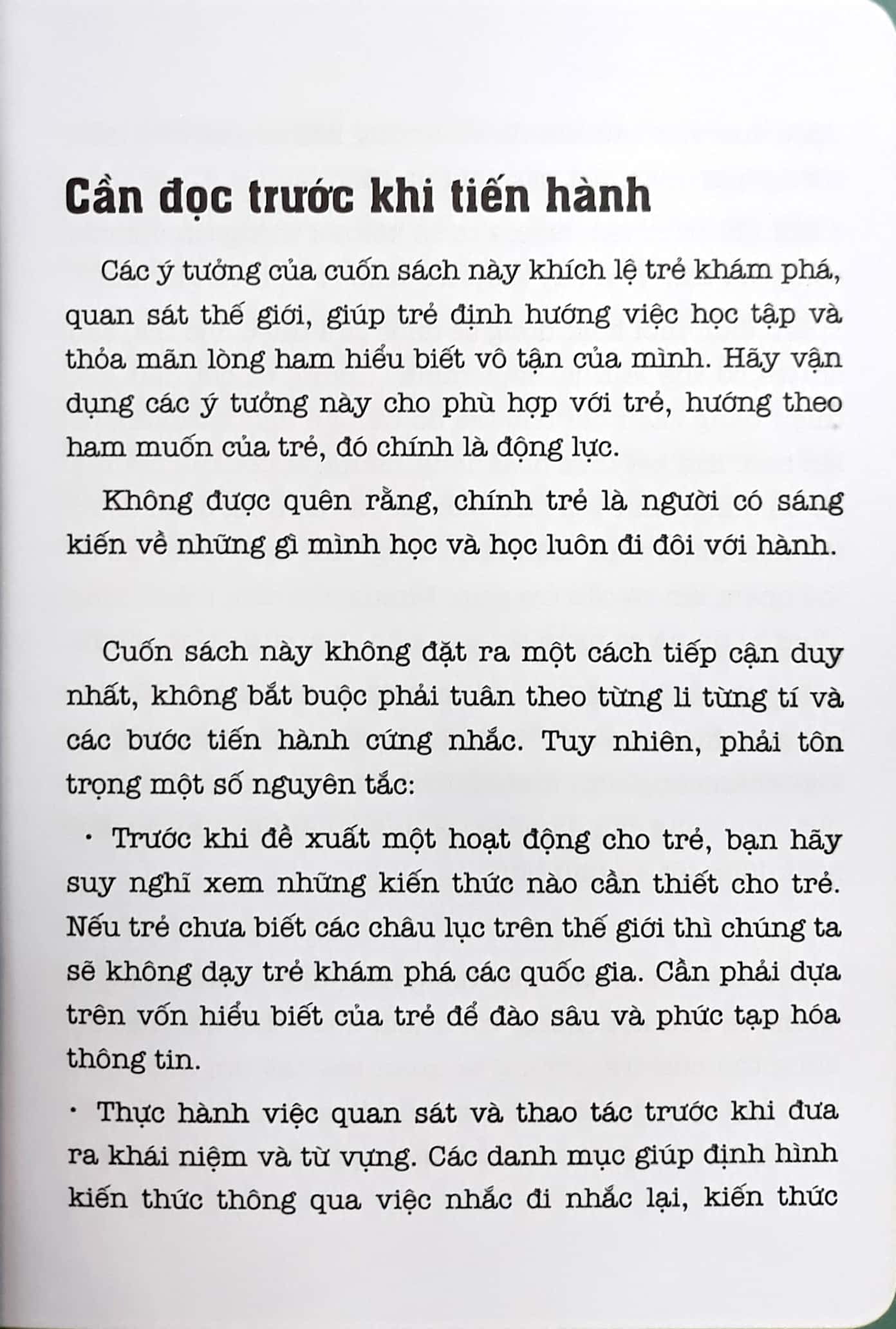 học montessori để dạy trẻ theo phương pháp montessori - 100 hoạt động montessori: con không muốn làm cây trong lồng kính