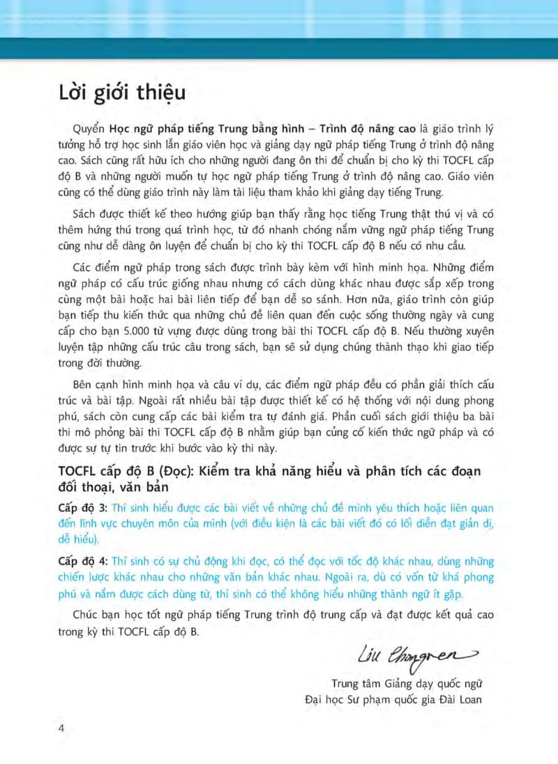 học ngữ pháp tiếng trung bằng hình - trình độ nâng cao