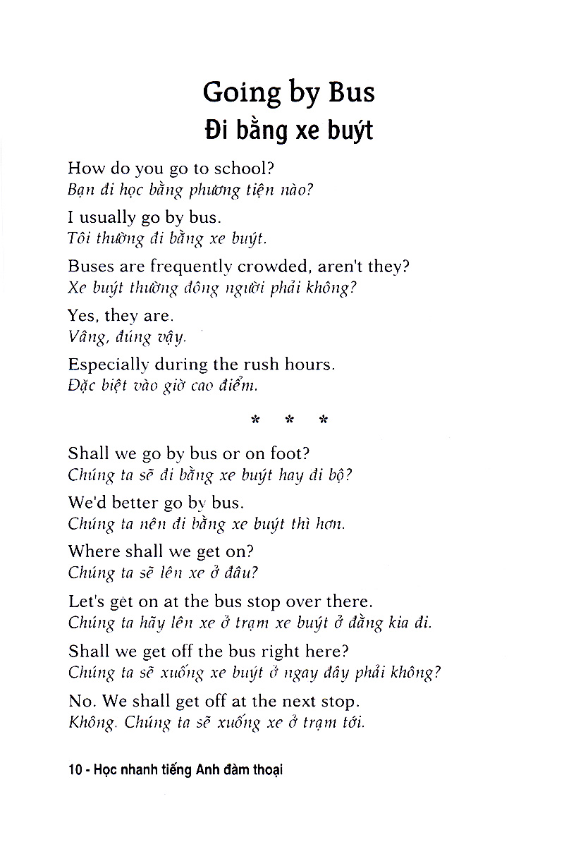 học nhanh tiếng anh đàm thoại - sách bỏ túi