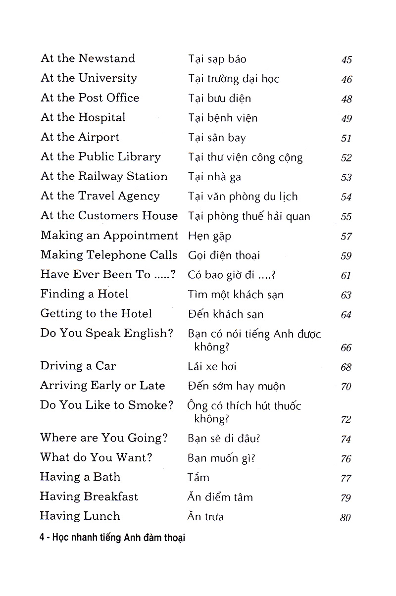 học nhanh tiếng anh đàm thoại - sách bỏ túi