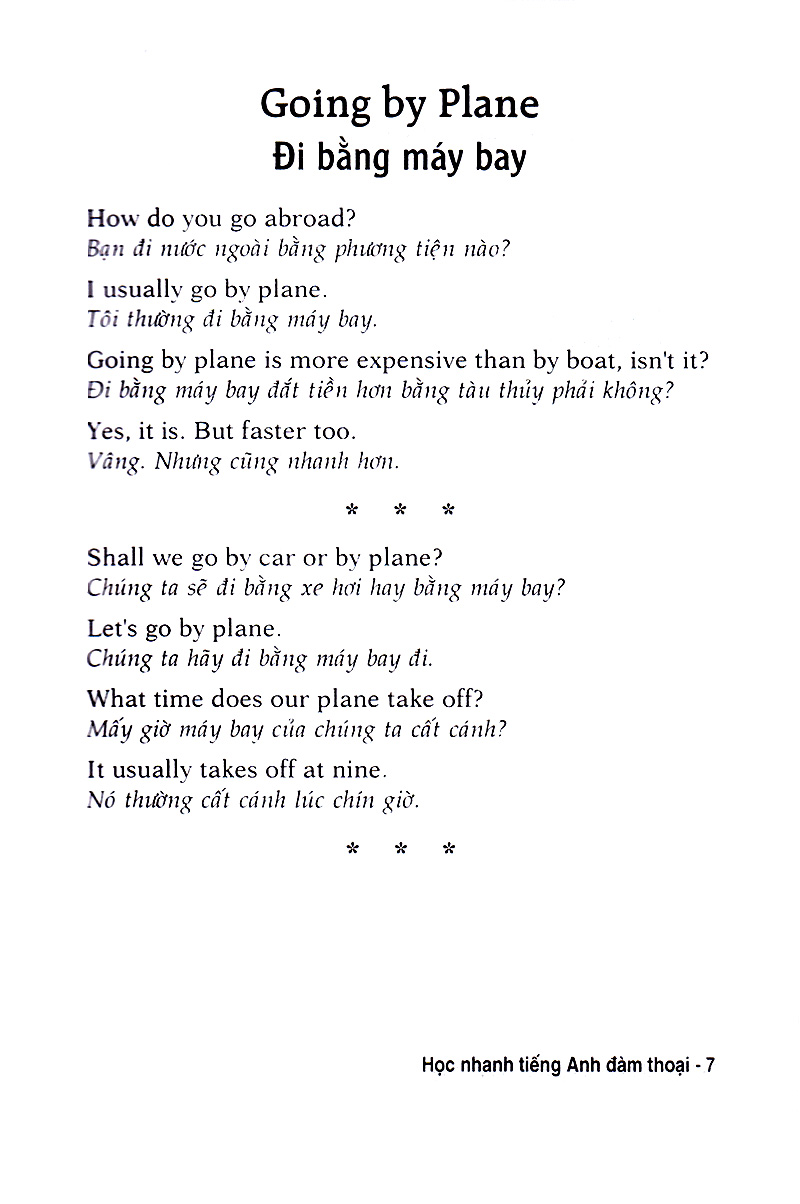 học nhanh tiếng anh đàm thoại - sách bỏ túi