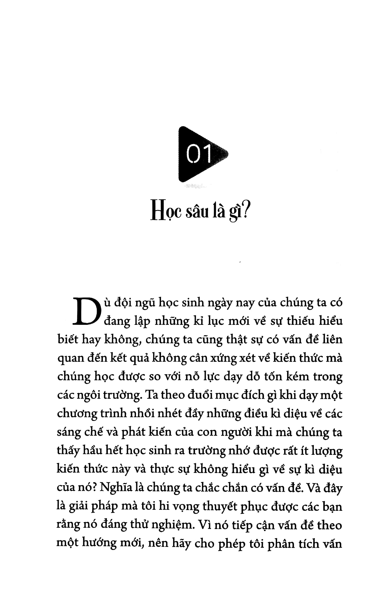 học sâu - một cải tiến đơn giản có thể biến đổi việc dạy và học ở trường