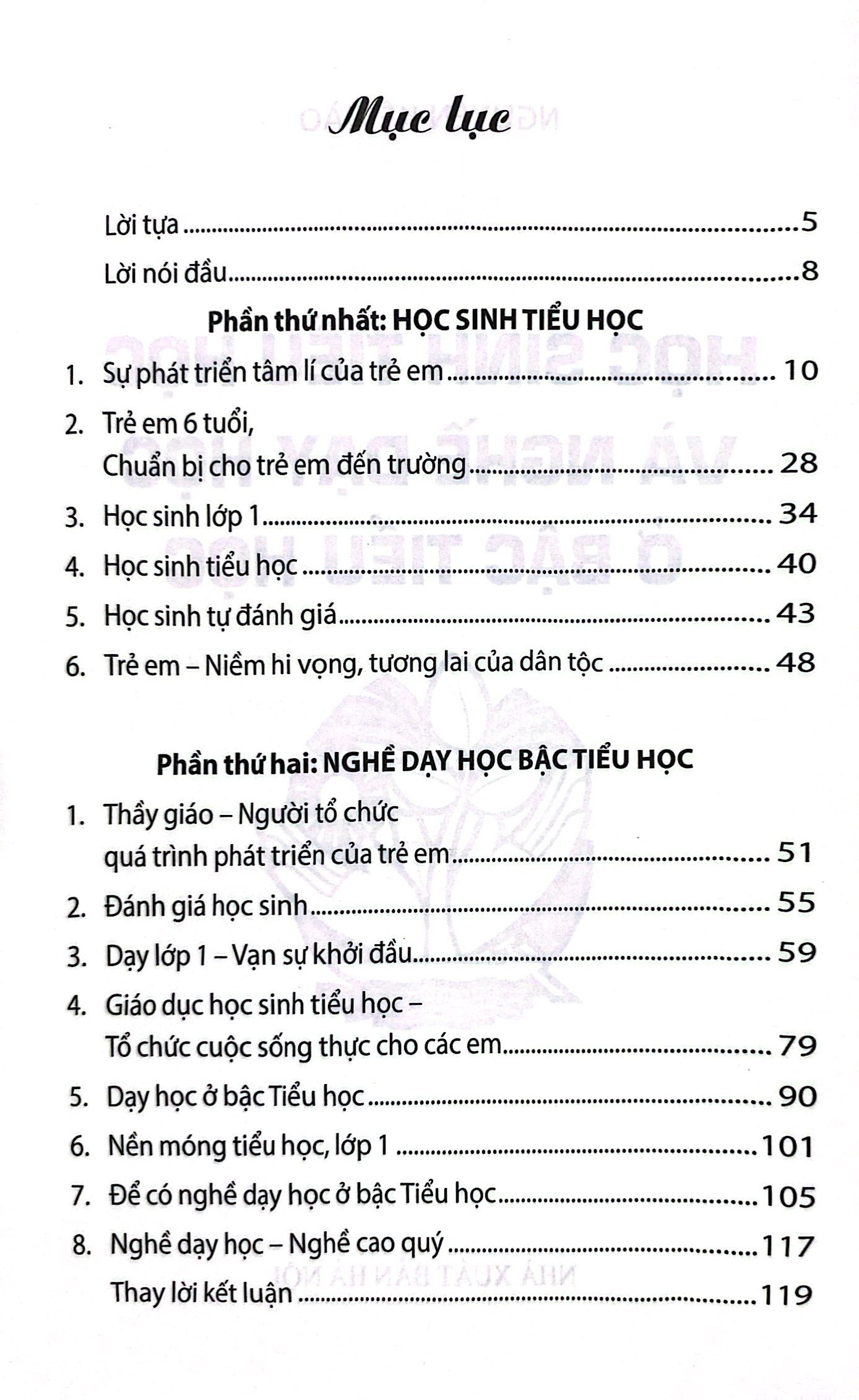 Hoc Sinh Tieu Hoc Va Nghe Day Hoc O Bac Tieu Hoc