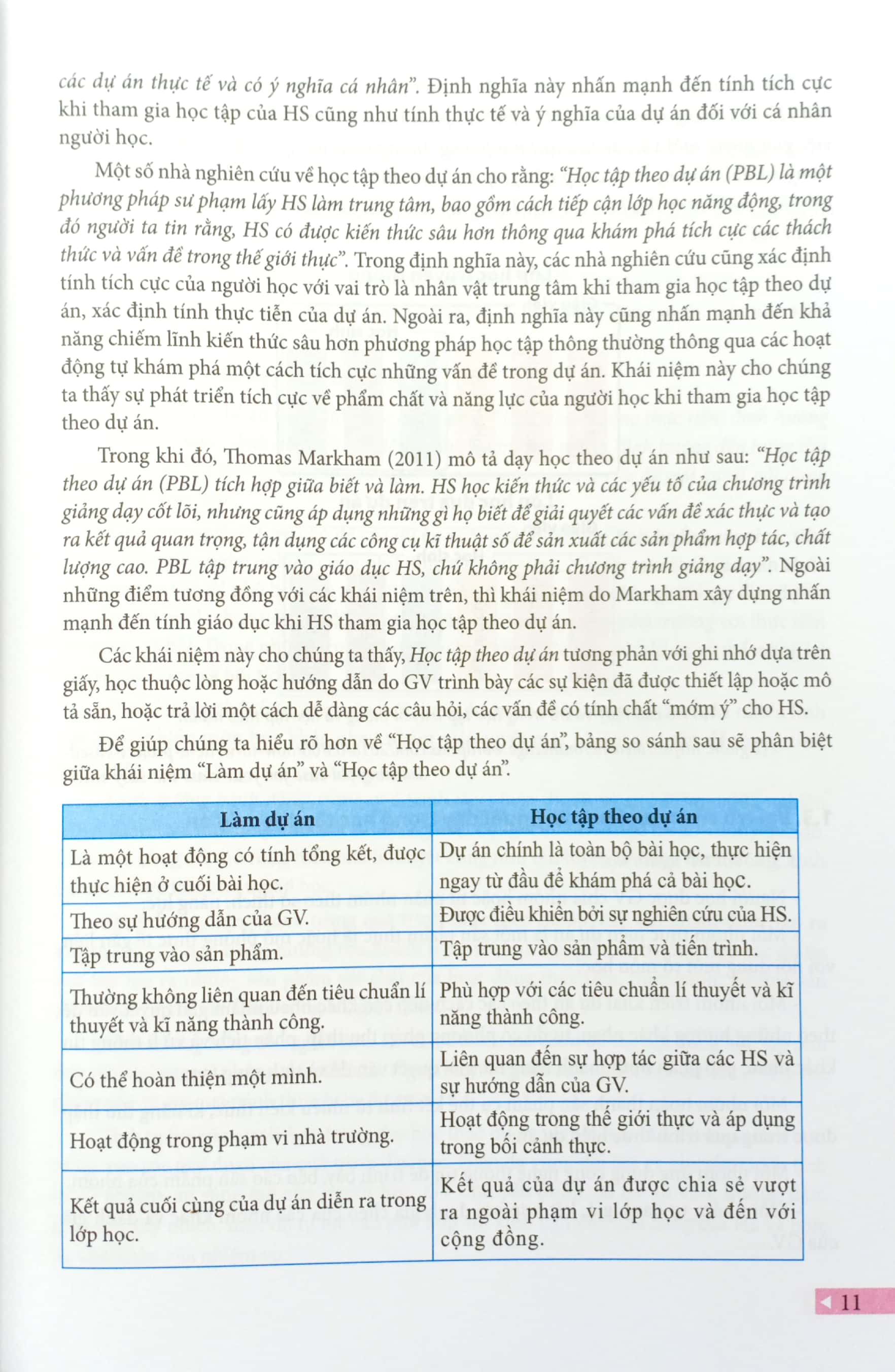 học tập theo dự án định hướng phát triển năng lực học sinh - dành cho cấp thcs