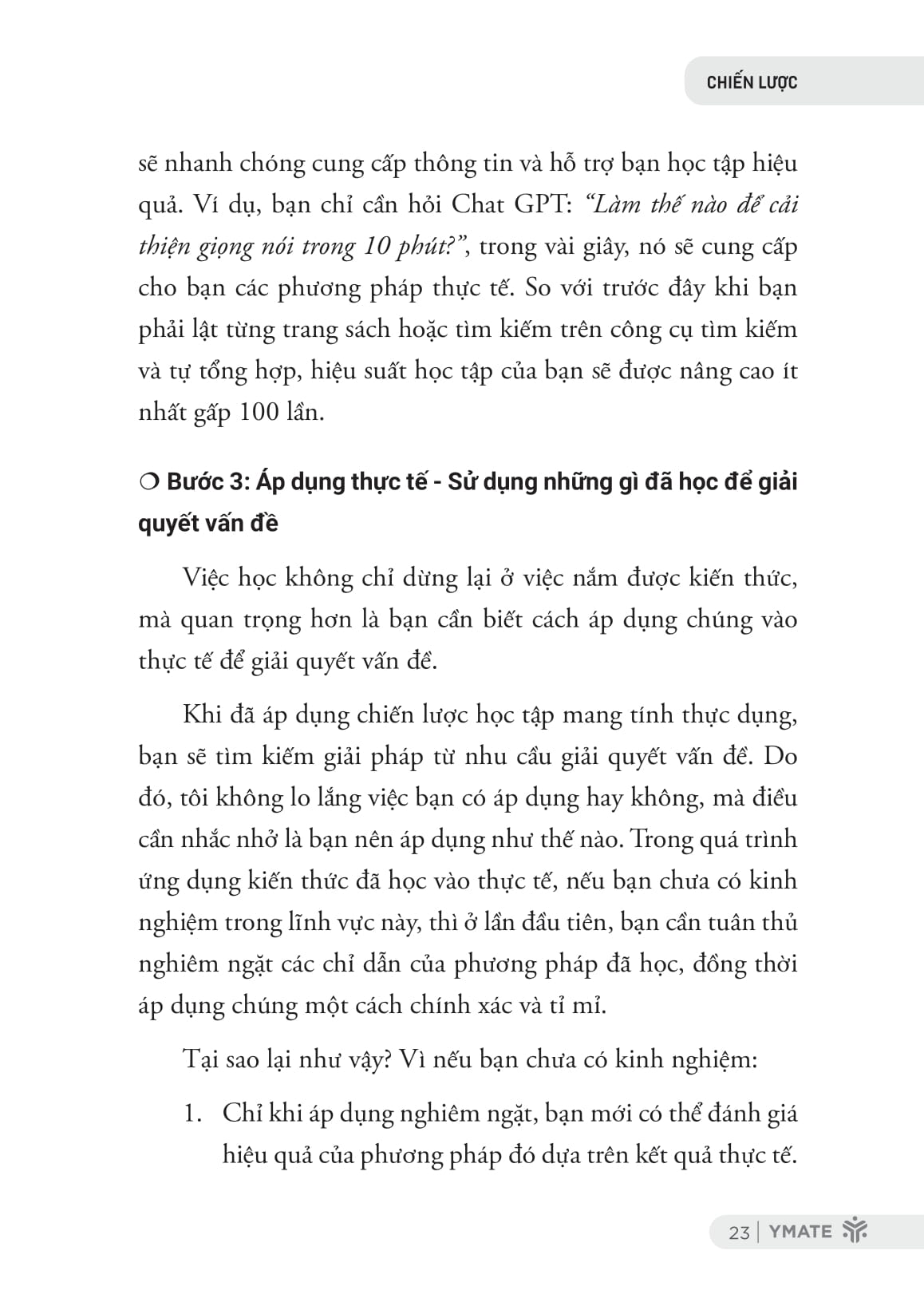 Hoc Thong Minh - Lam Hieu Qua