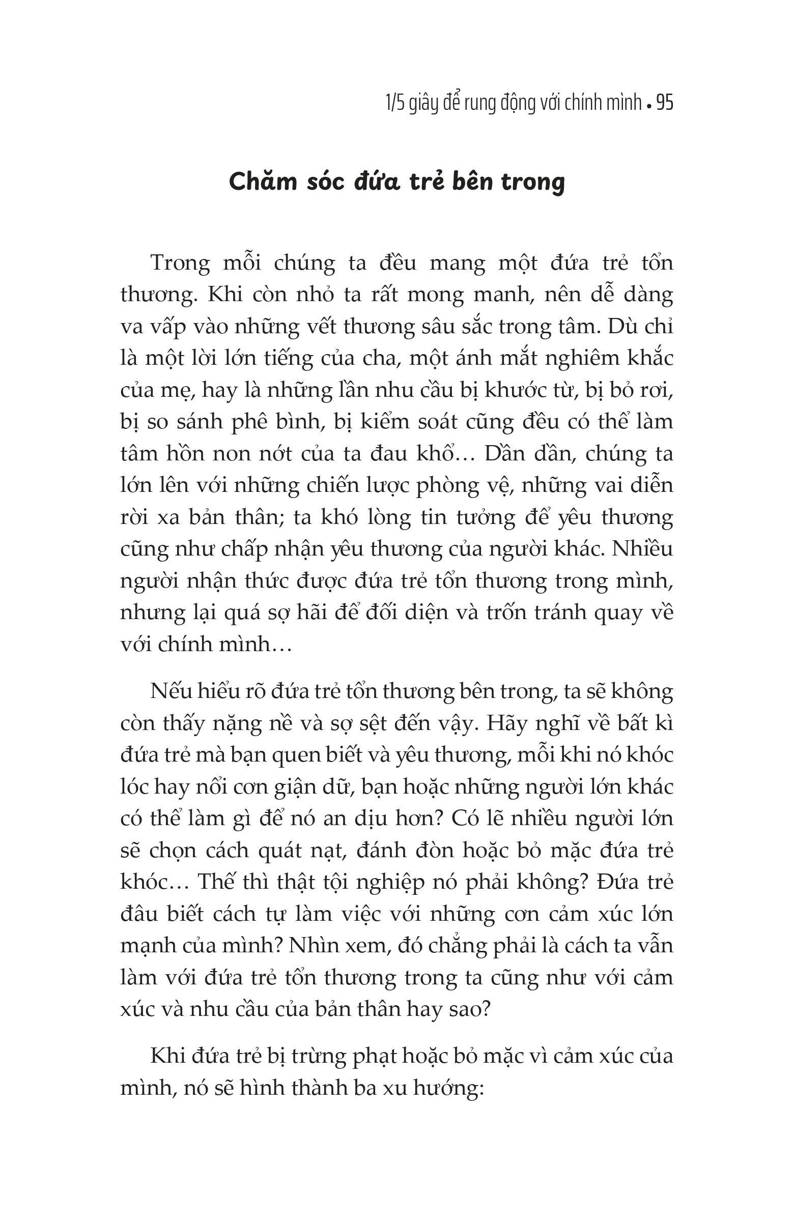 học thương mình giữa muôn vàn vụn vỡ - 1/5 giây để rung động với chính mình