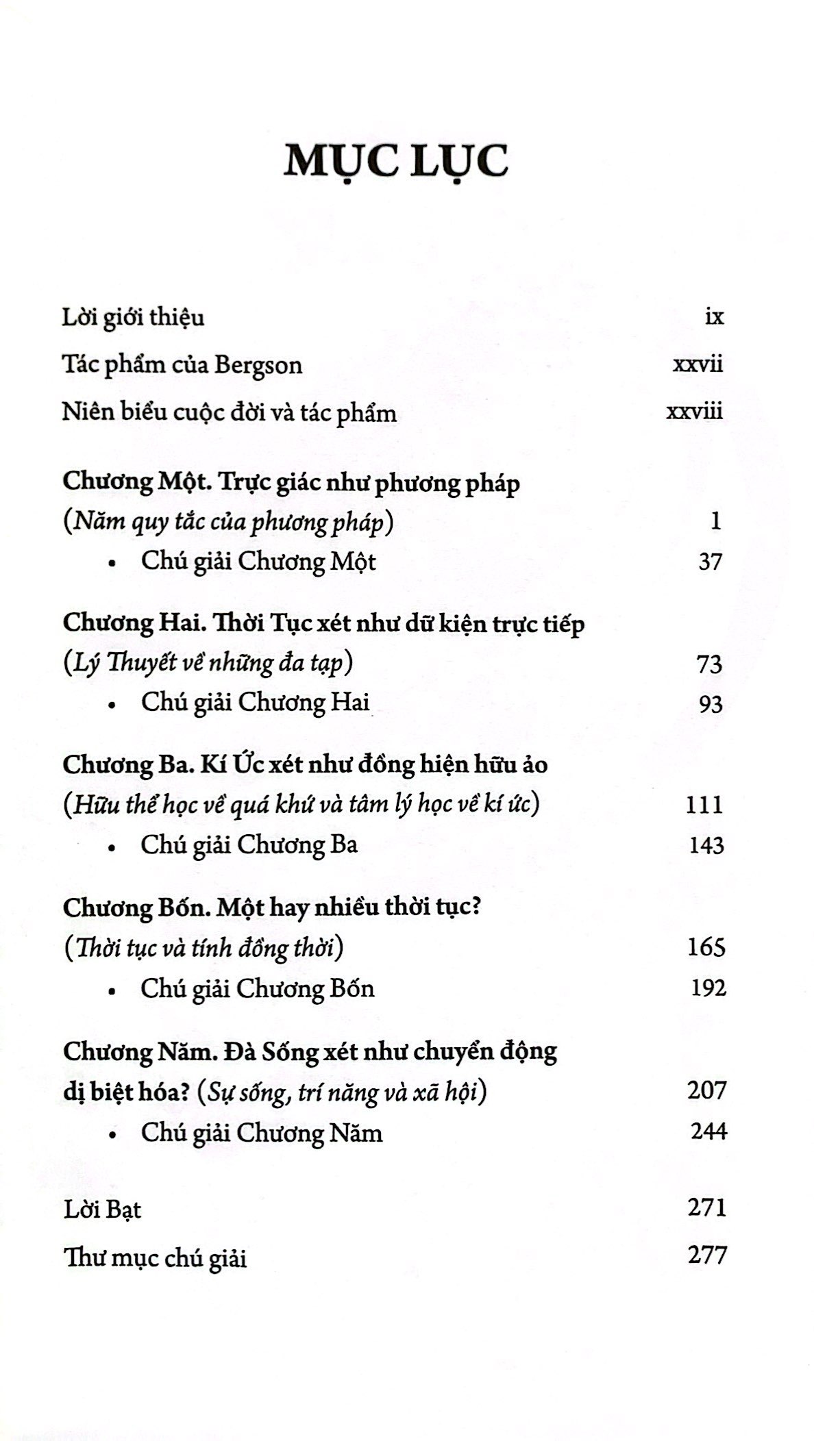 học thuyết bergson - bìa cứng
