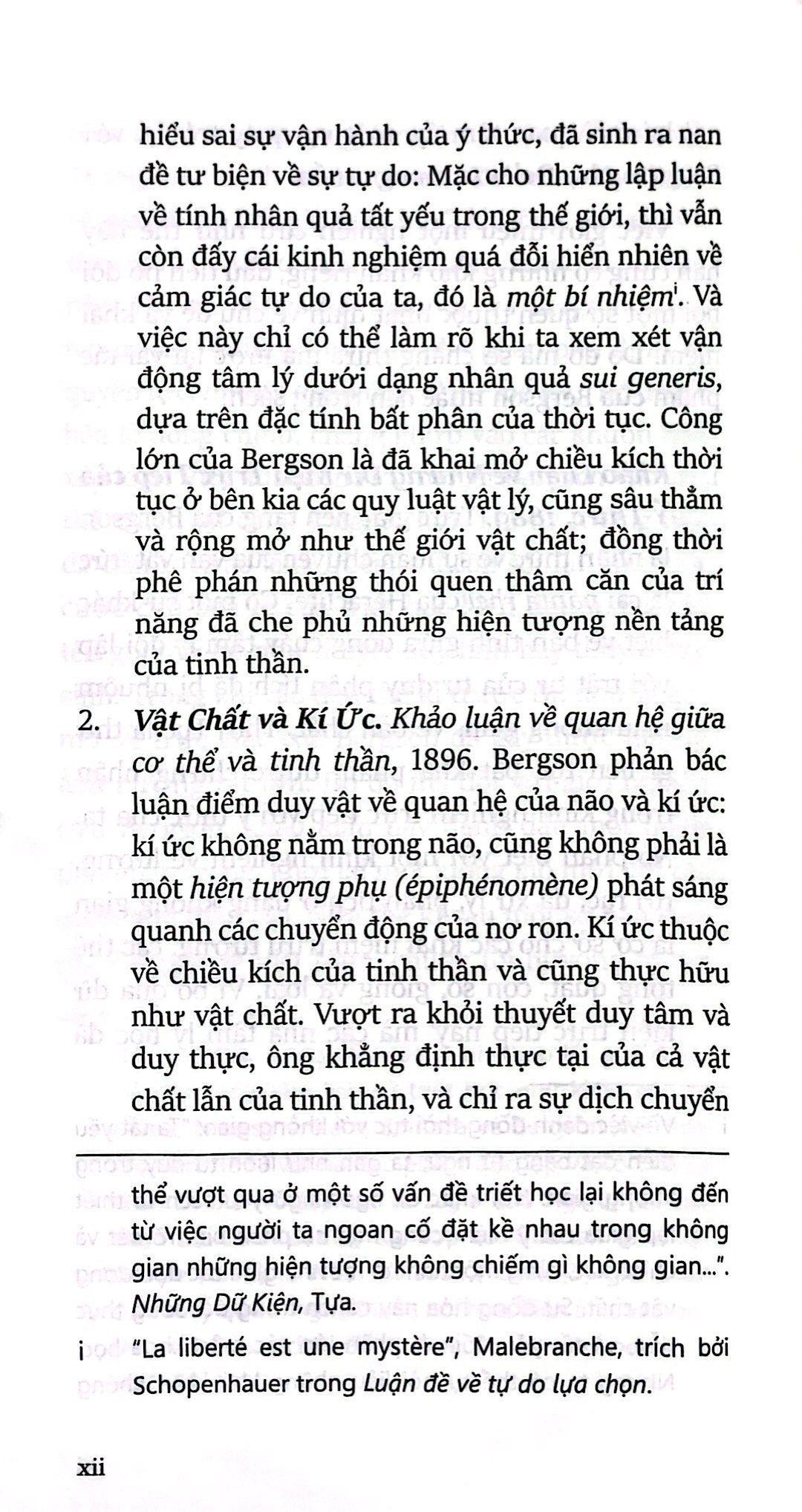học thuyết bergson - bìa cứng