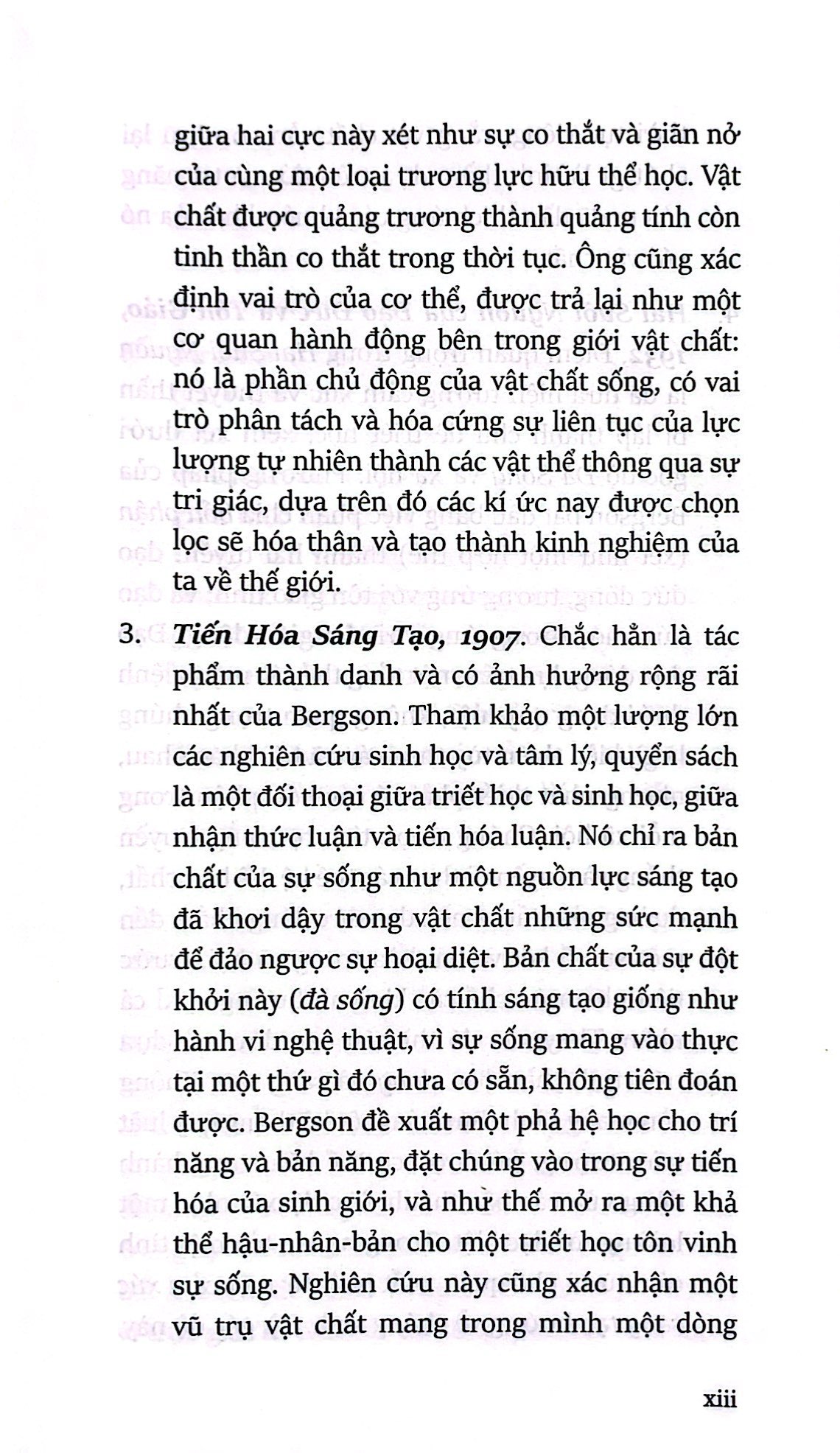 học thuyết bergson - bìa cứng