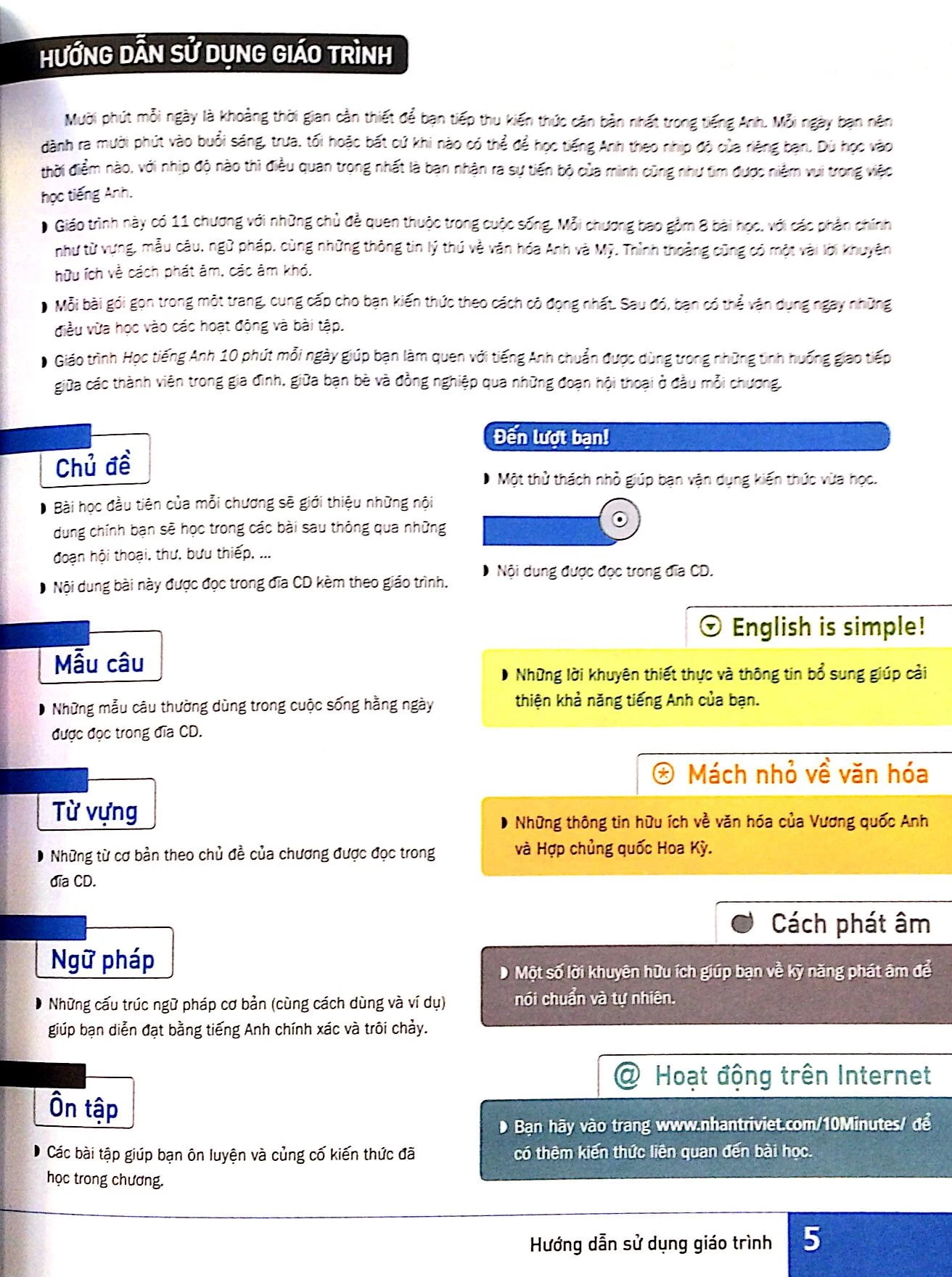 học tiếng anh 10 phút mỗi ngày (kèm cd)