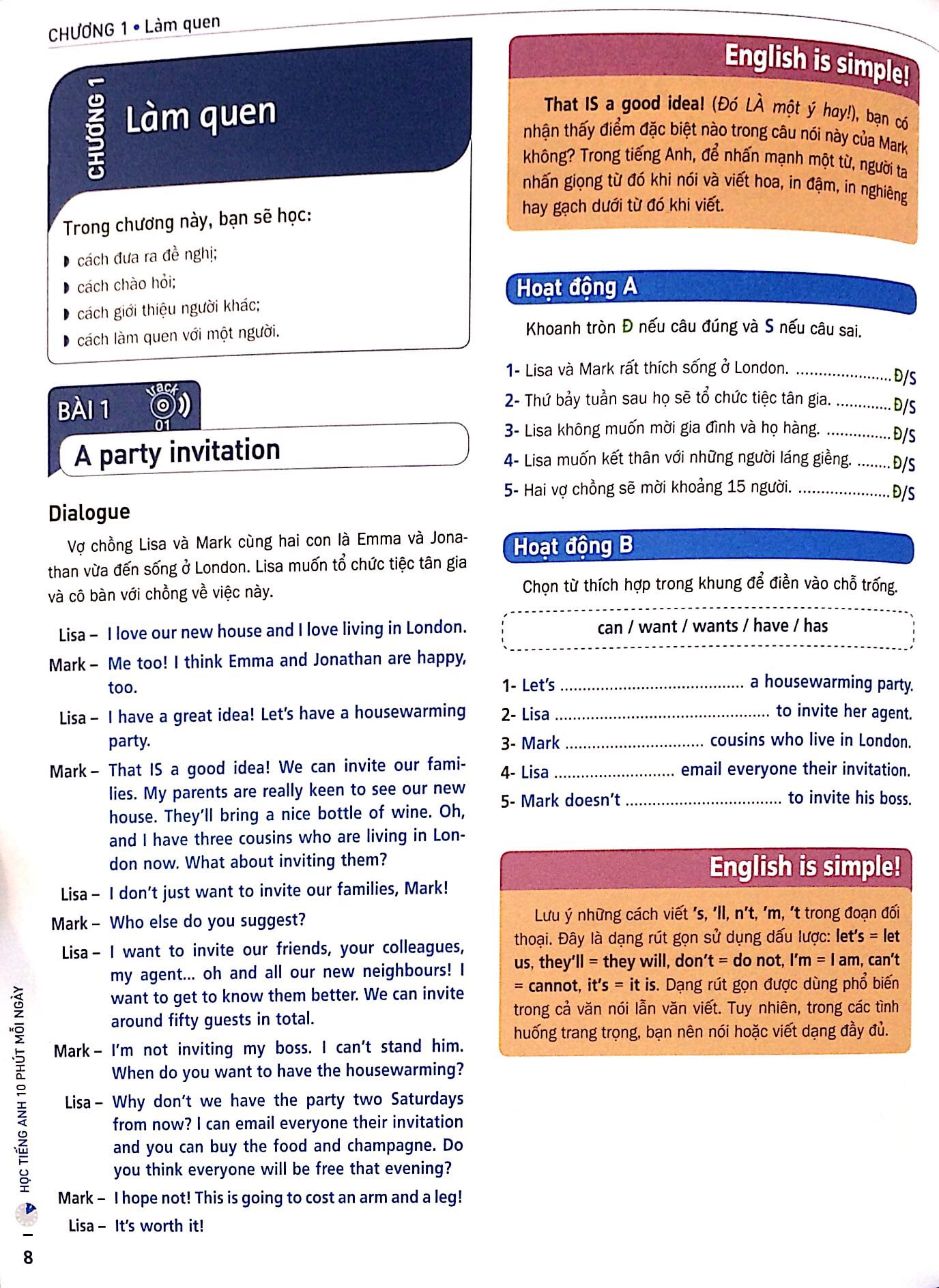 học tiếng anh 10 phút mỗi ngày - trình độ trung cấp (kèm cd)