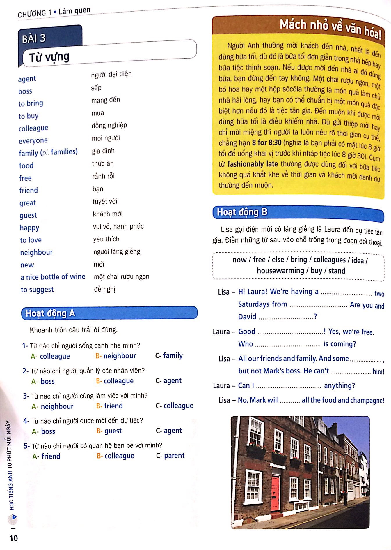 học tiếng anh 10 phút mỗi ngày - trình độ trung cấp (kèm cd)