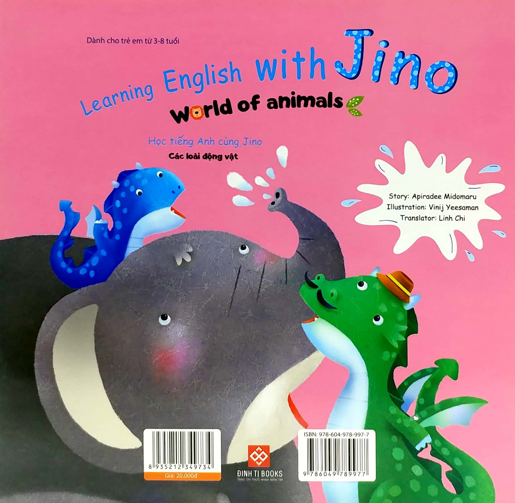 học tiếng anh cùng jino - learning english with jino - các loài động vật - world of animals